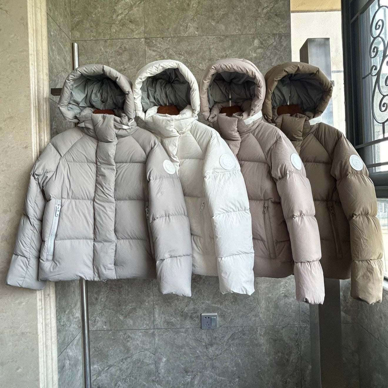 (PRE ORDER) CG JUNCTION PARKA - GREY, WHITE, SAND & BEIGE TAUPE