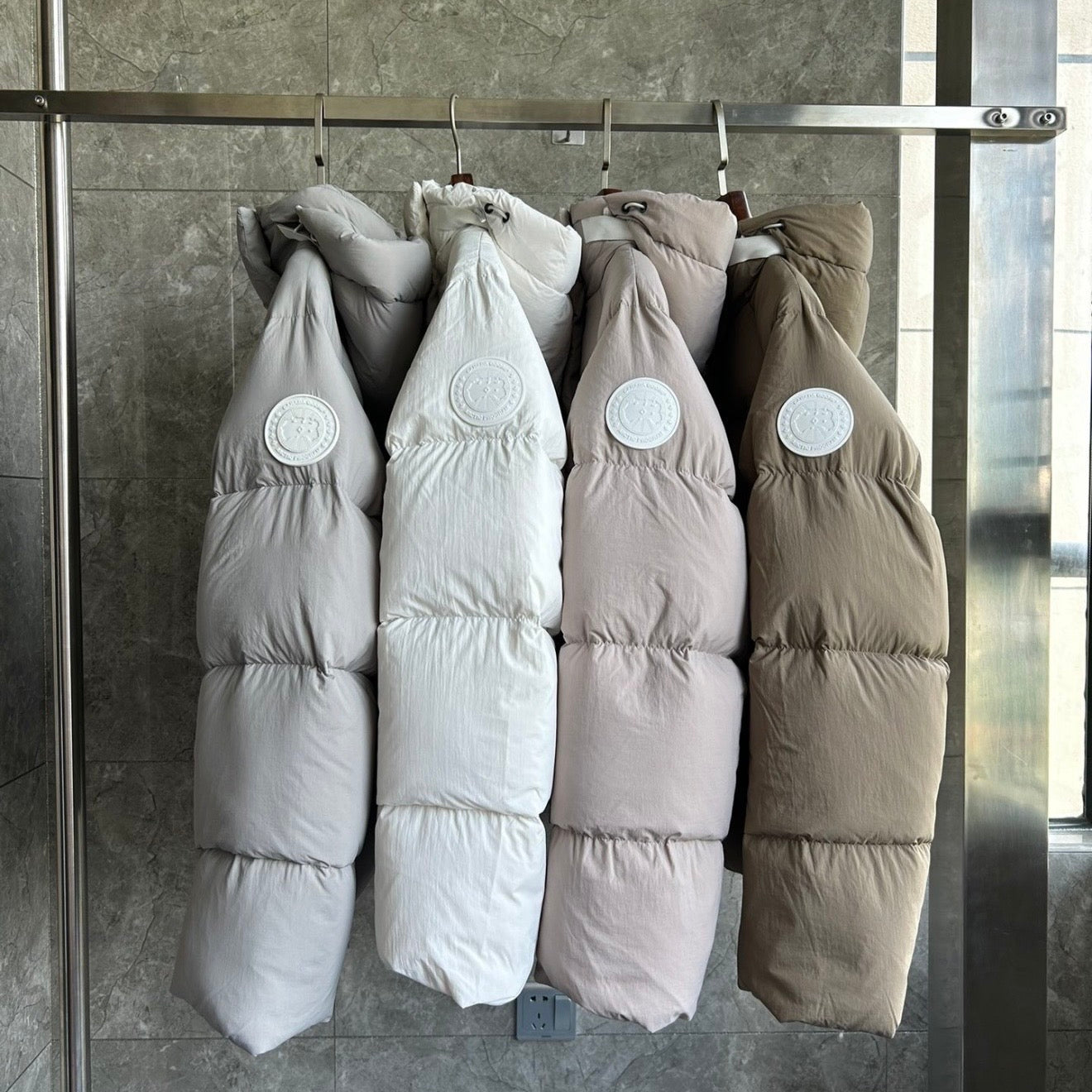 (PRE ORDER) CG JUNCTION PARKA - GREY, WHITE, SAND & BEIGE TAUPE
