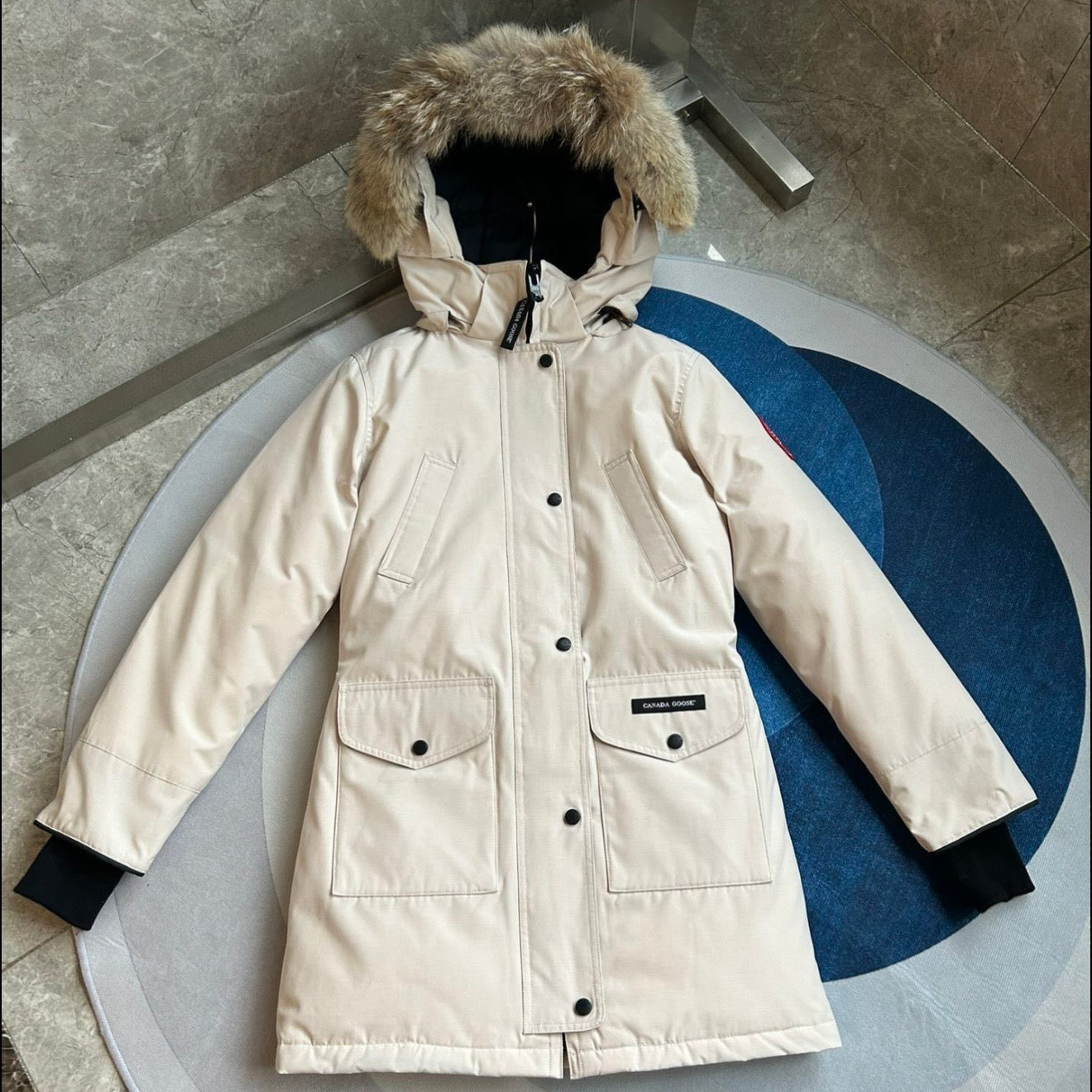 (PRE ORDER) CG TRILLIUM PARKER COAT - OFF WHITE