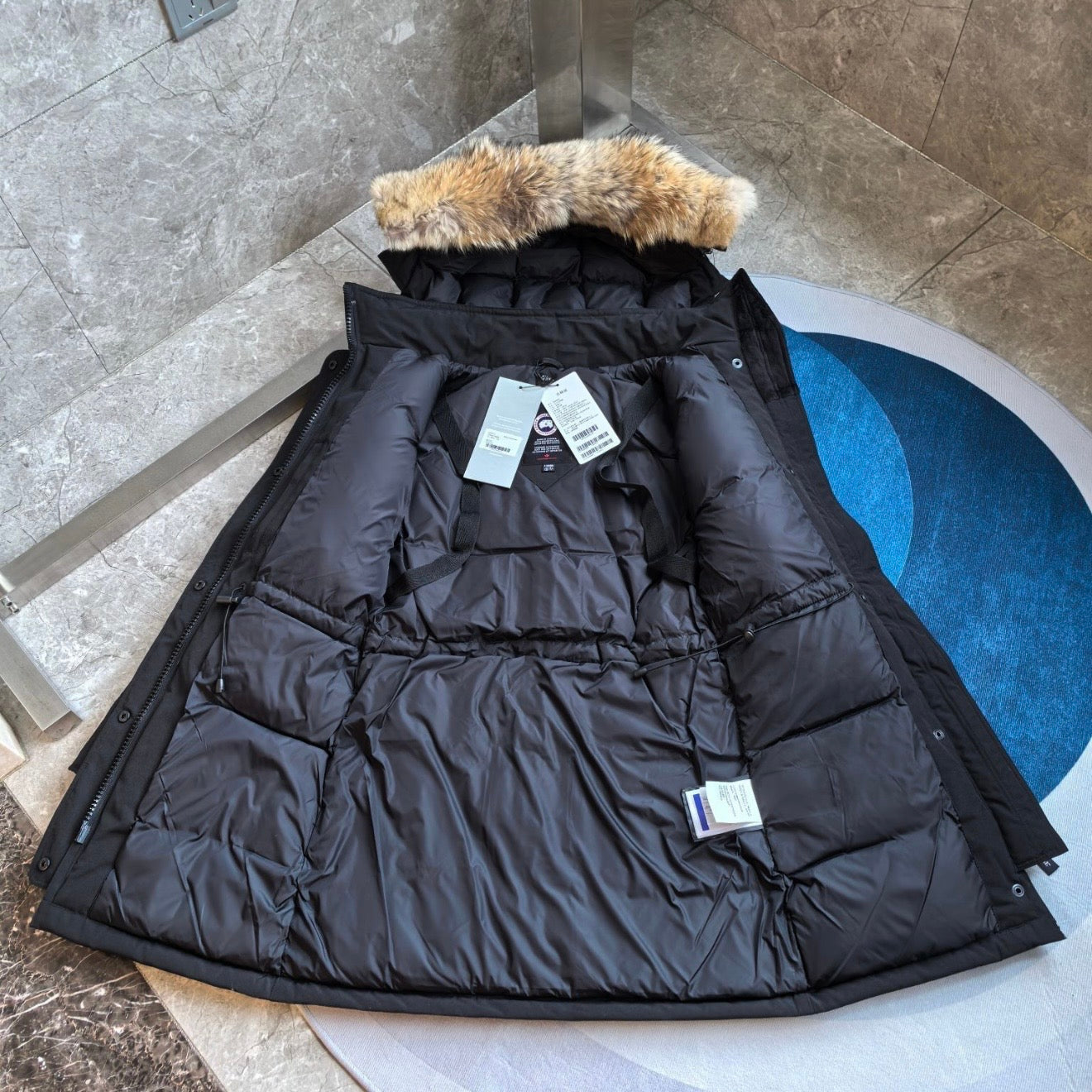 (PRE ORDER) CG TRILLIUM PARKER COAT - BLACK