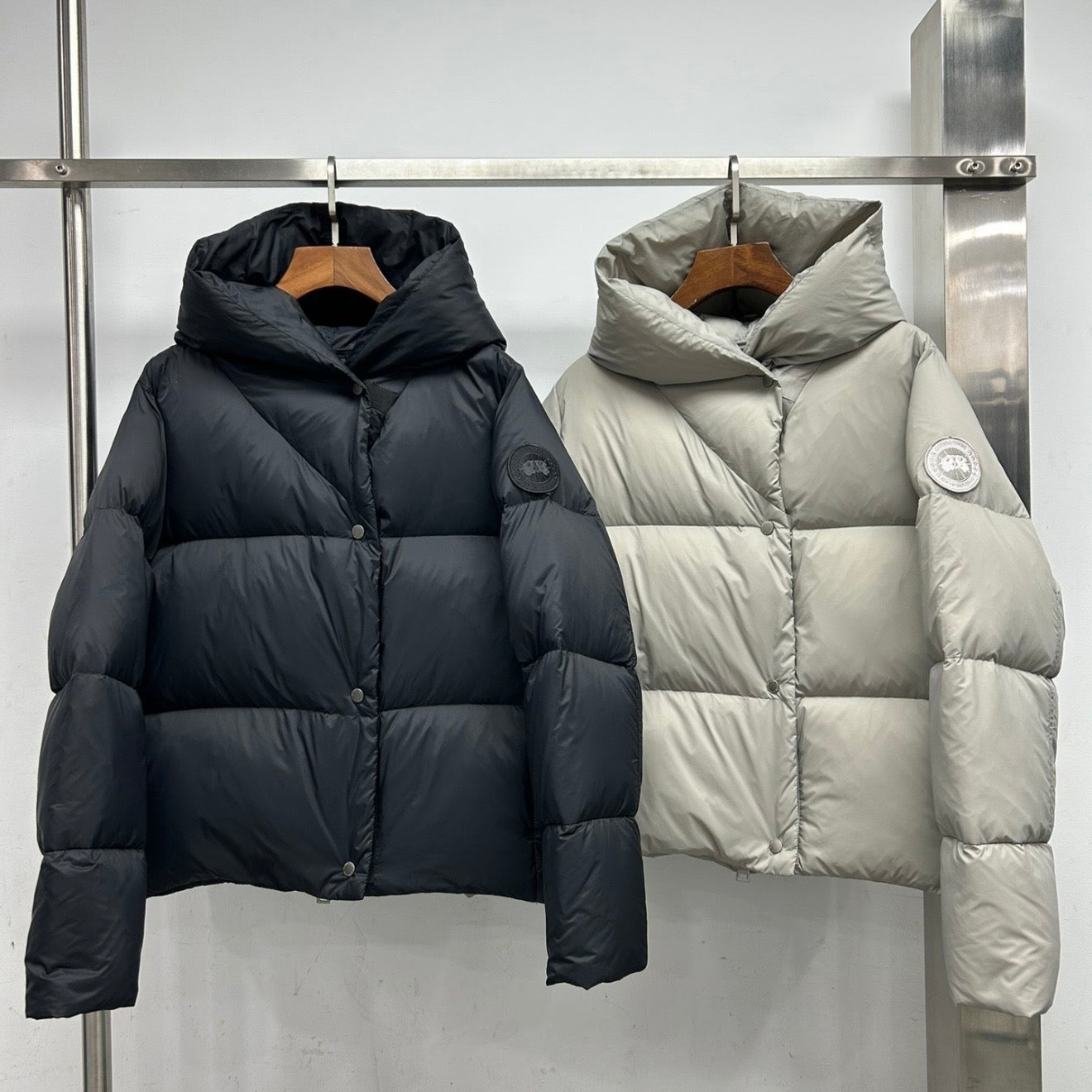 (PRE ORDER) CG RHODA COAT - BLACK & TAUPE