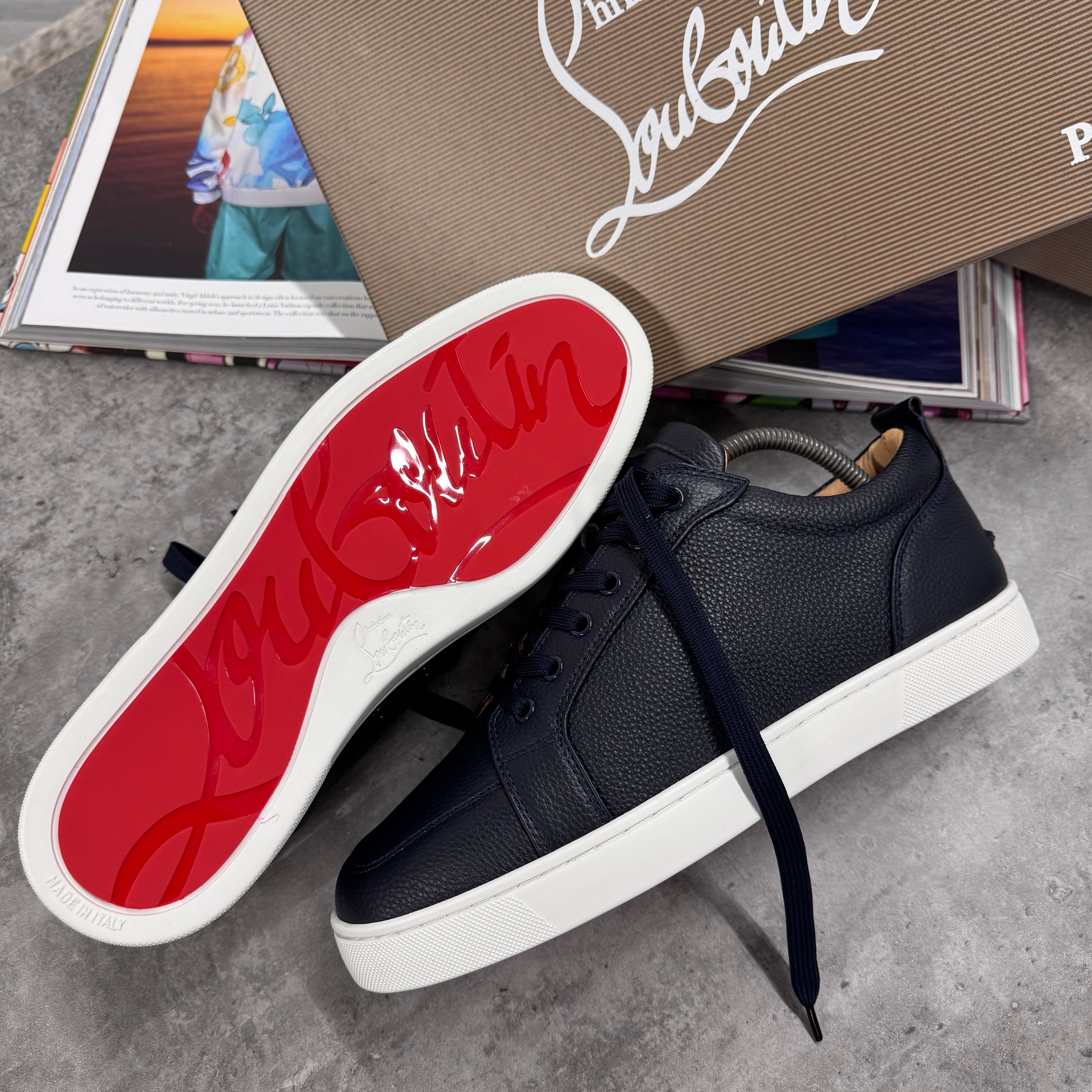 LOUB TRAINERS - NAVY (PRE ORDER)