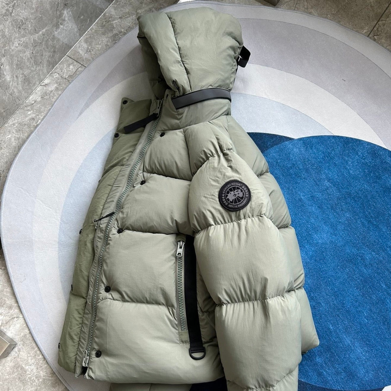 (PRE ORDER) CG BLACK BADGE JUNCTION PARKA - WHITE, BLACK & KHAKI