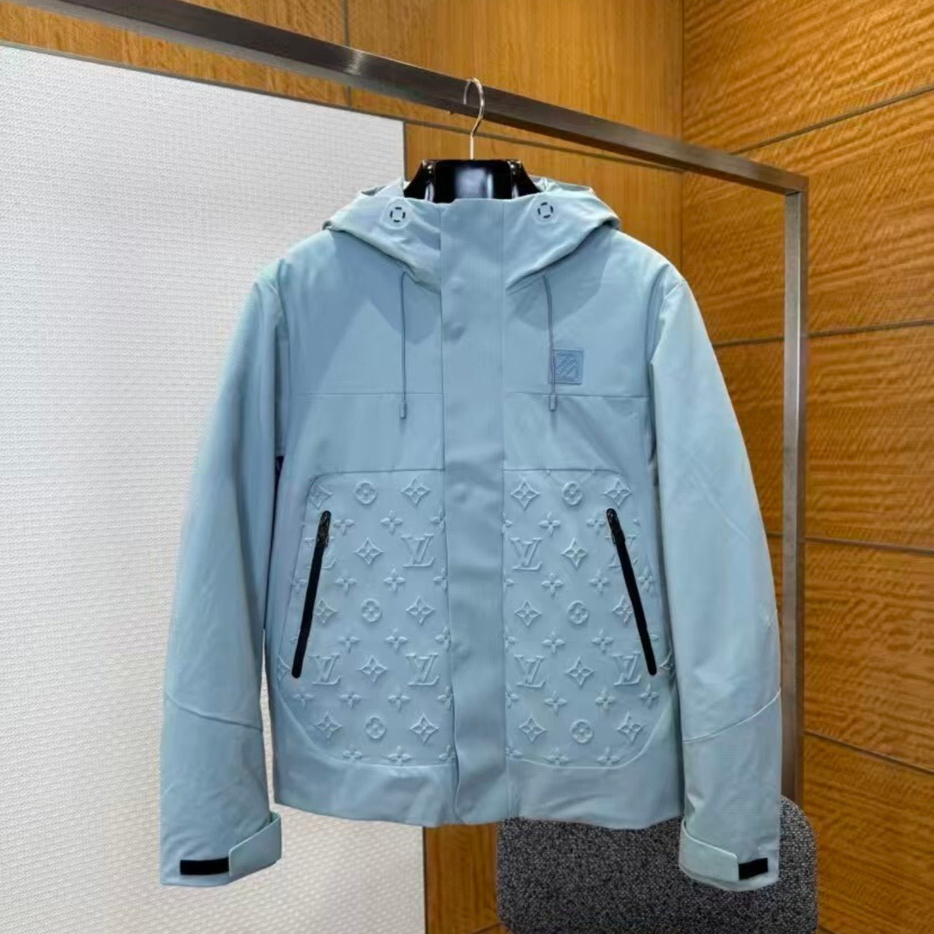 (PRE ORDER) LVE MONOGRAM COAT - SKY BLUE