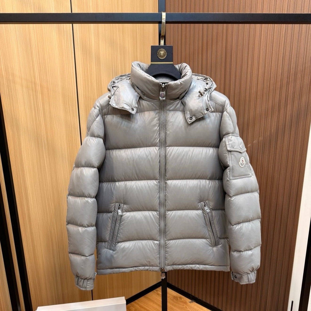 (PRE ORDER) MNCLR MAYA COAT - GREY