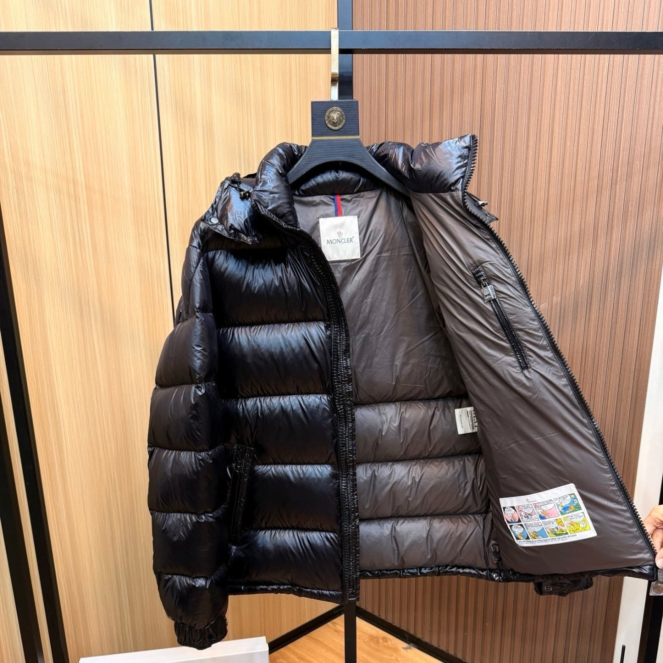 (PRE ORDER) MNCLR MAYA COAT - BLACK