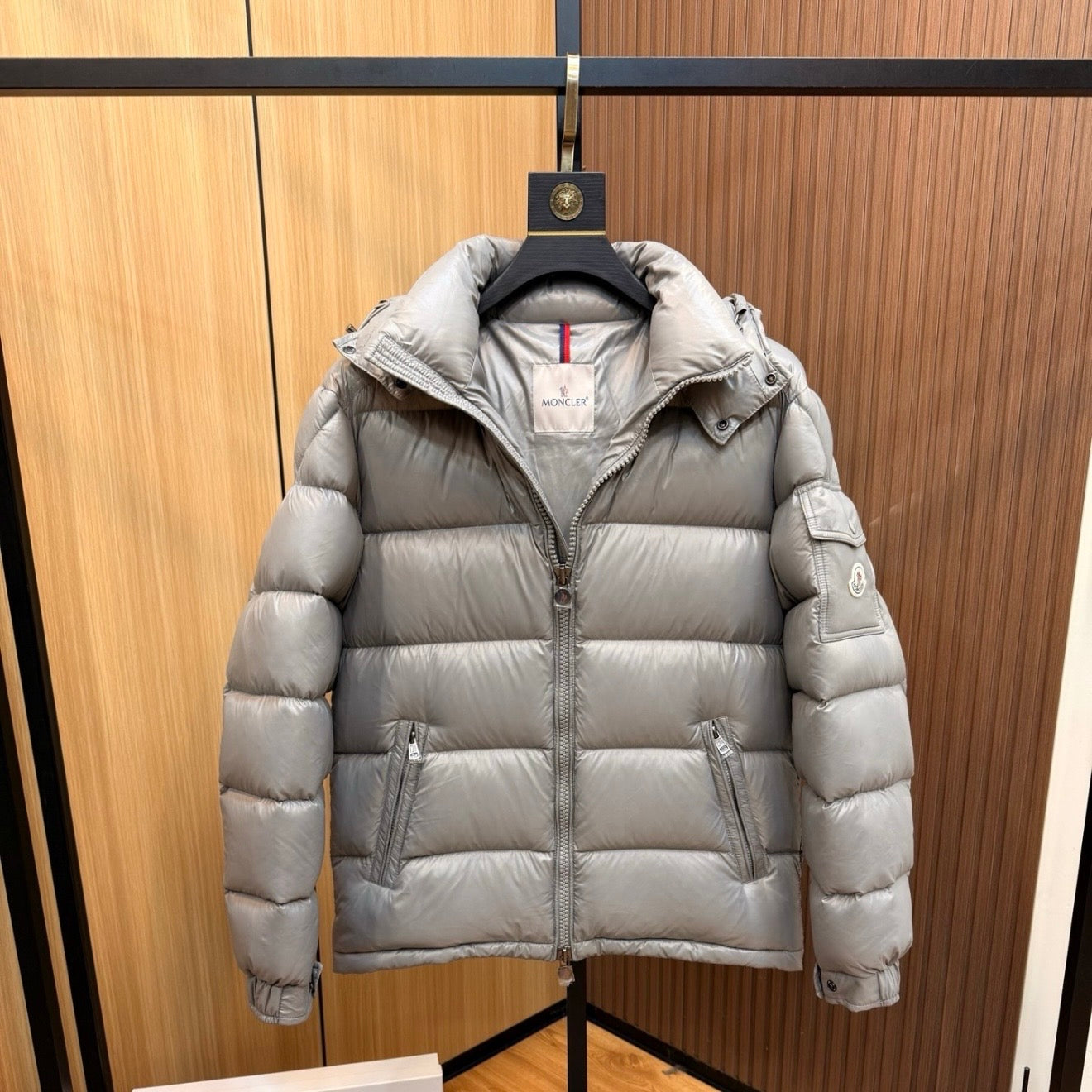 (PRE ORDER) MNCLR MAYA COAT - GREY