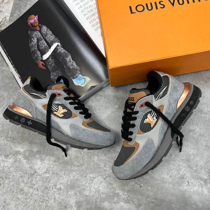 PRE ORDER LVE RUNAWAY TRAINERS GREY ORANGE