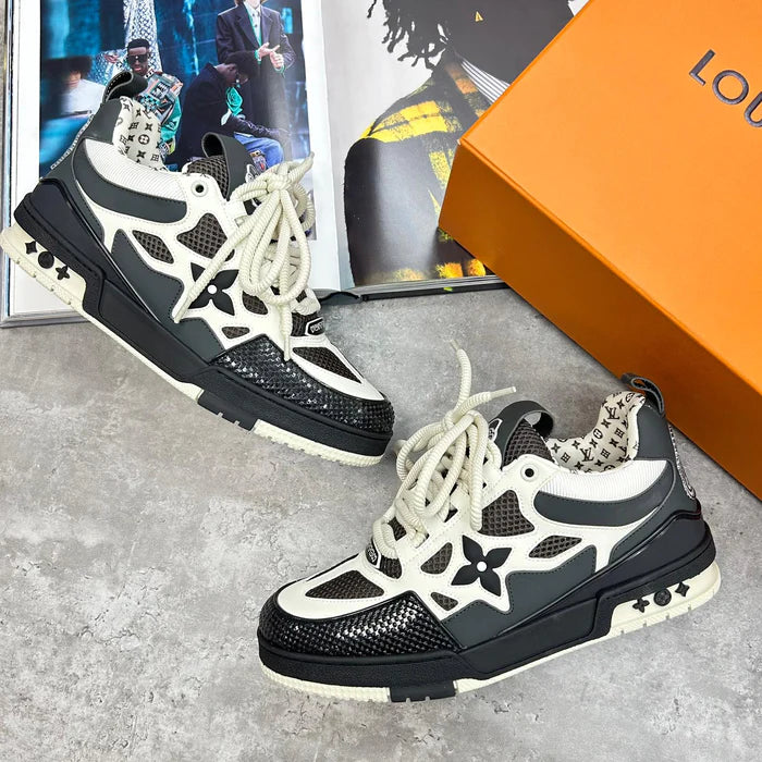 Black louis vuitton high tops deals