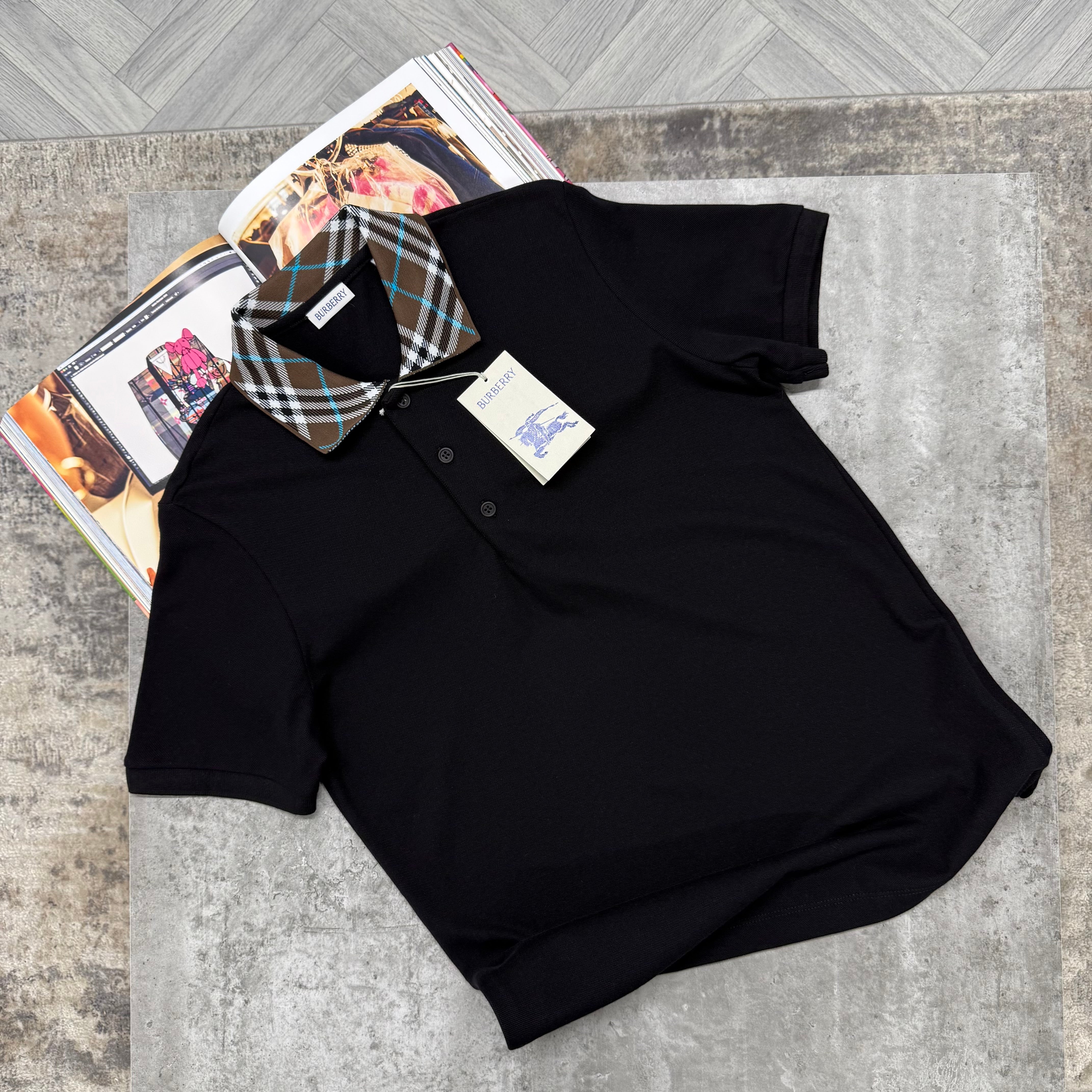 BBR POLO - BLACK / BROWN