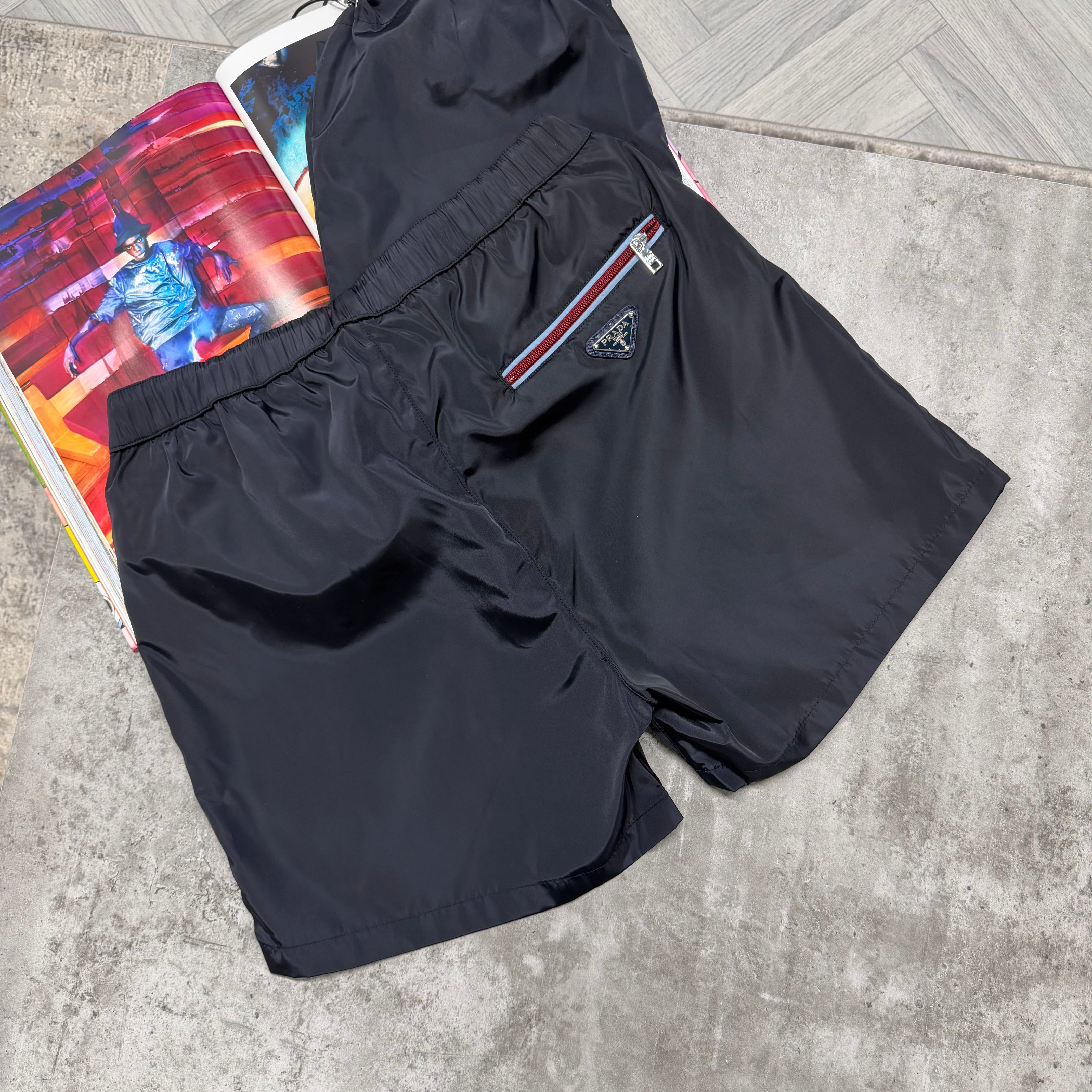 PDA SWIM SHOTRS - NAVY