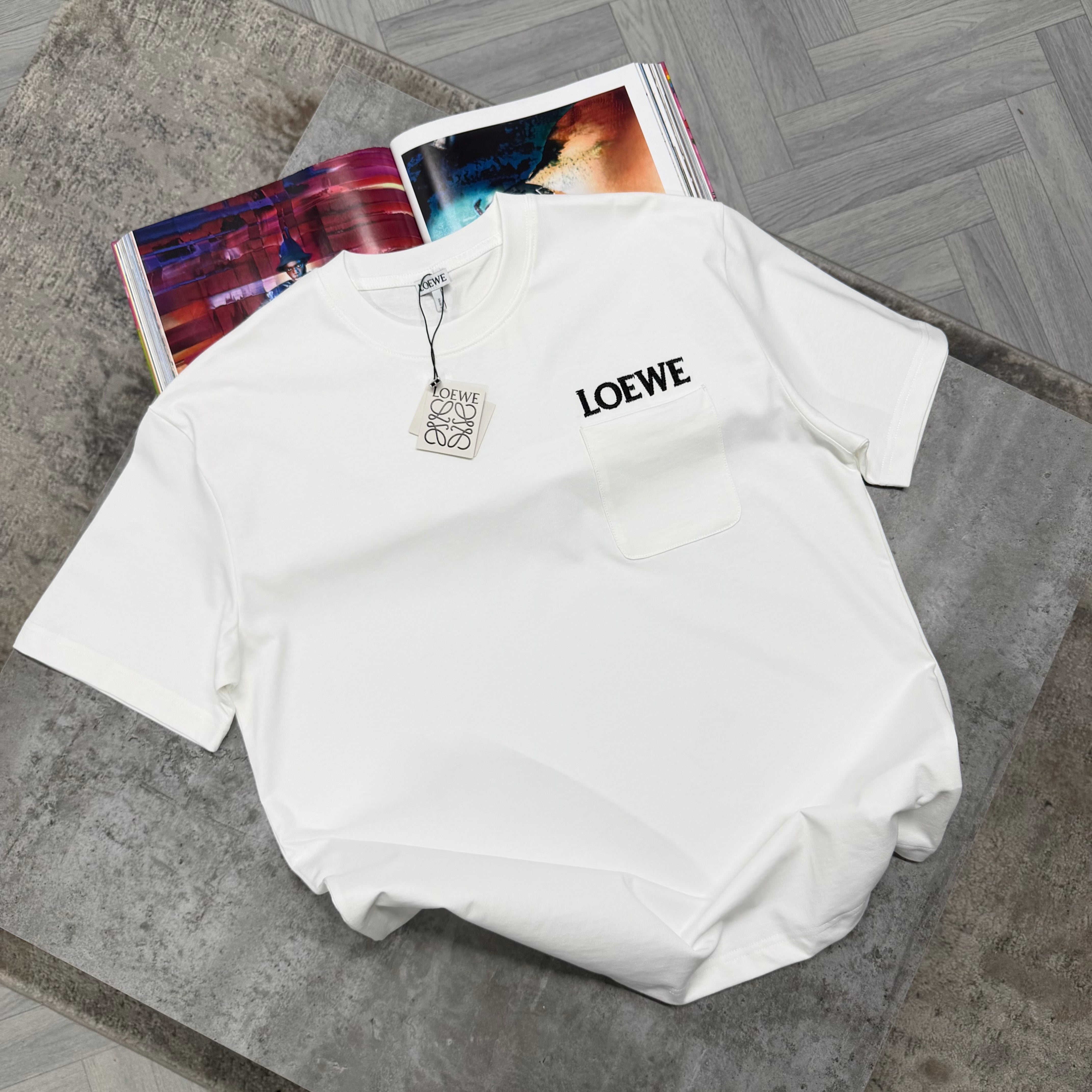 LWE POCKET T SHIRT - WHITE