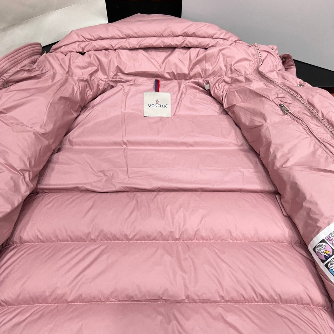 (PRE ORDER) MNCLR ARM POCKET COAT - PINK