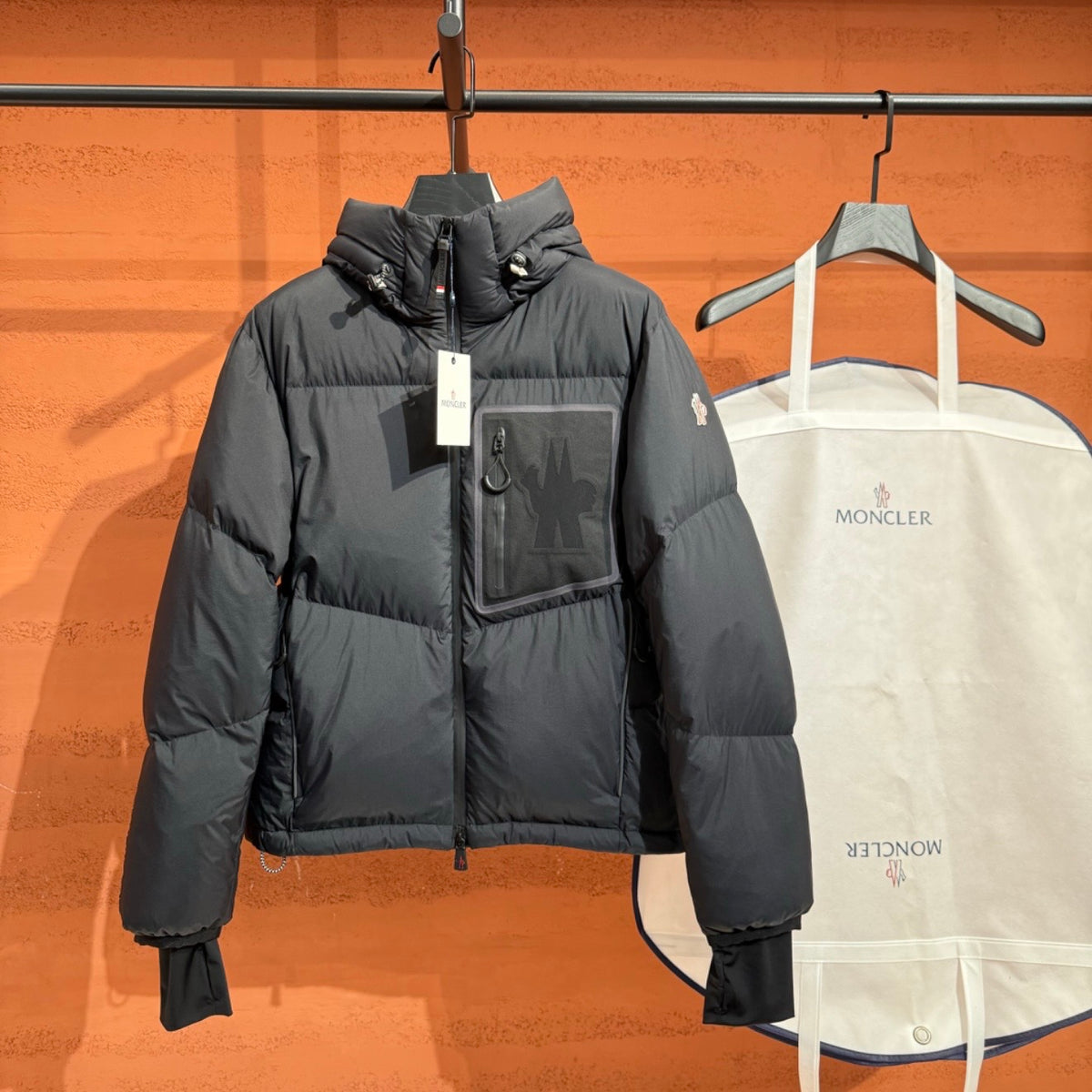(PRE ORDER) MNCLR BERGUN COAT - BLACK