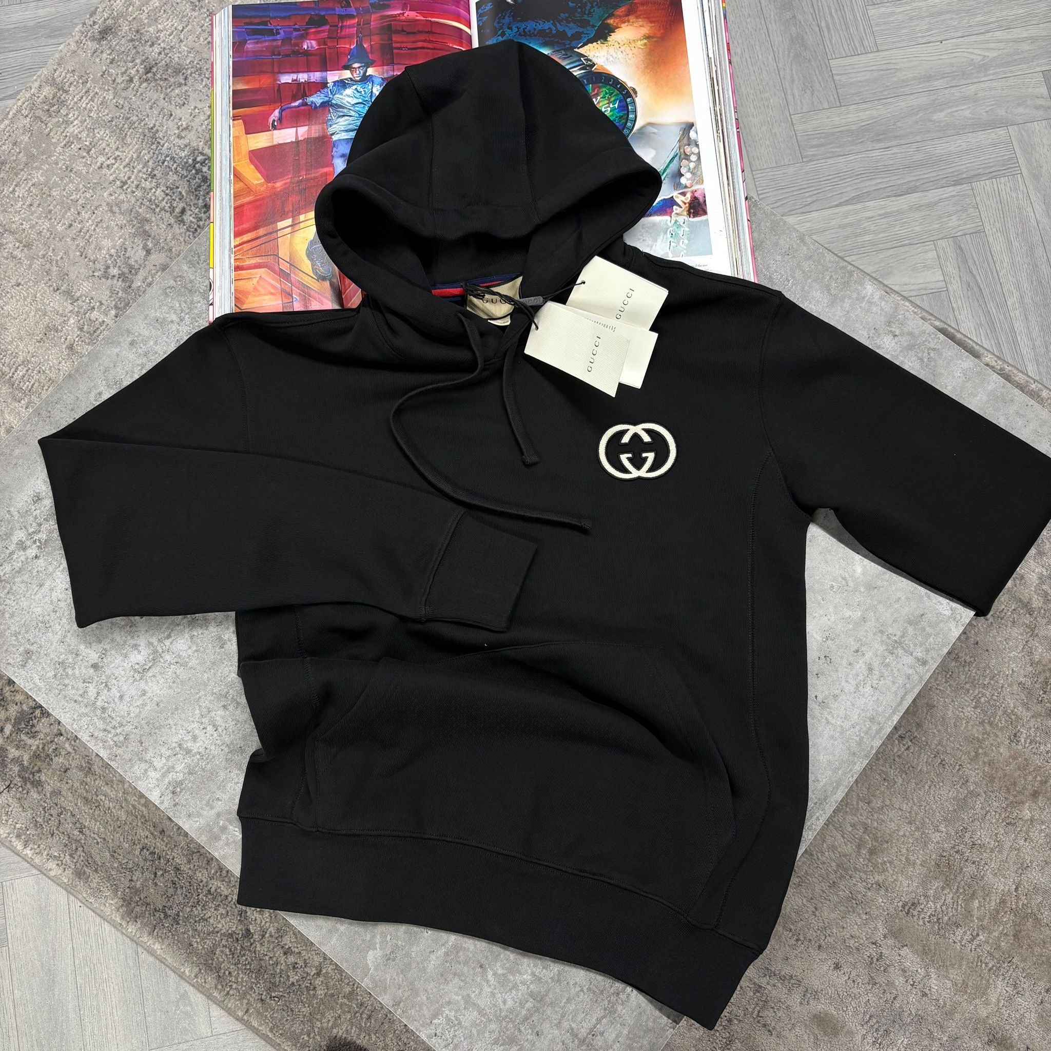 GCI LOGO HOODIE - BLACK