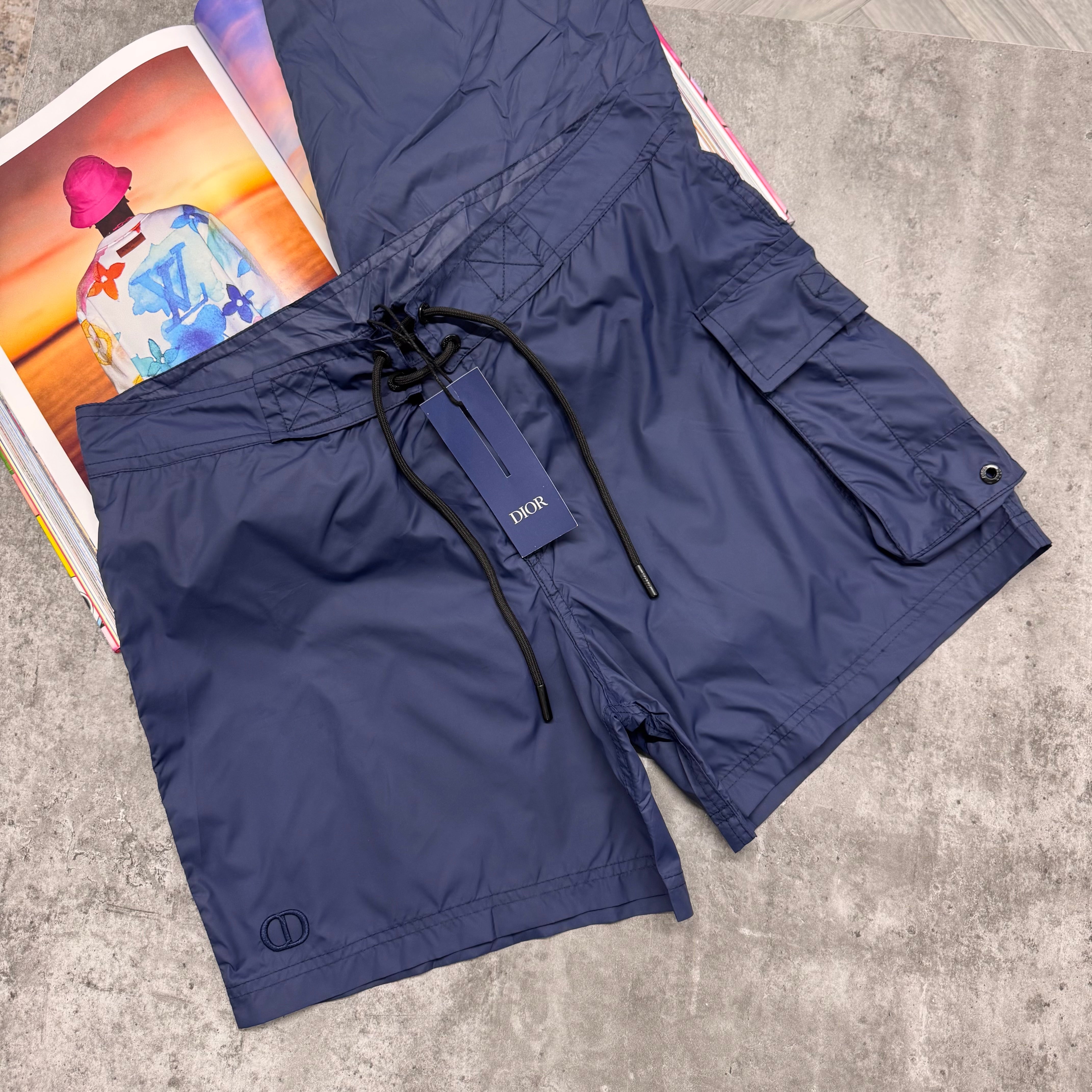 CD LOGO SWIM SHORTS - NAVY