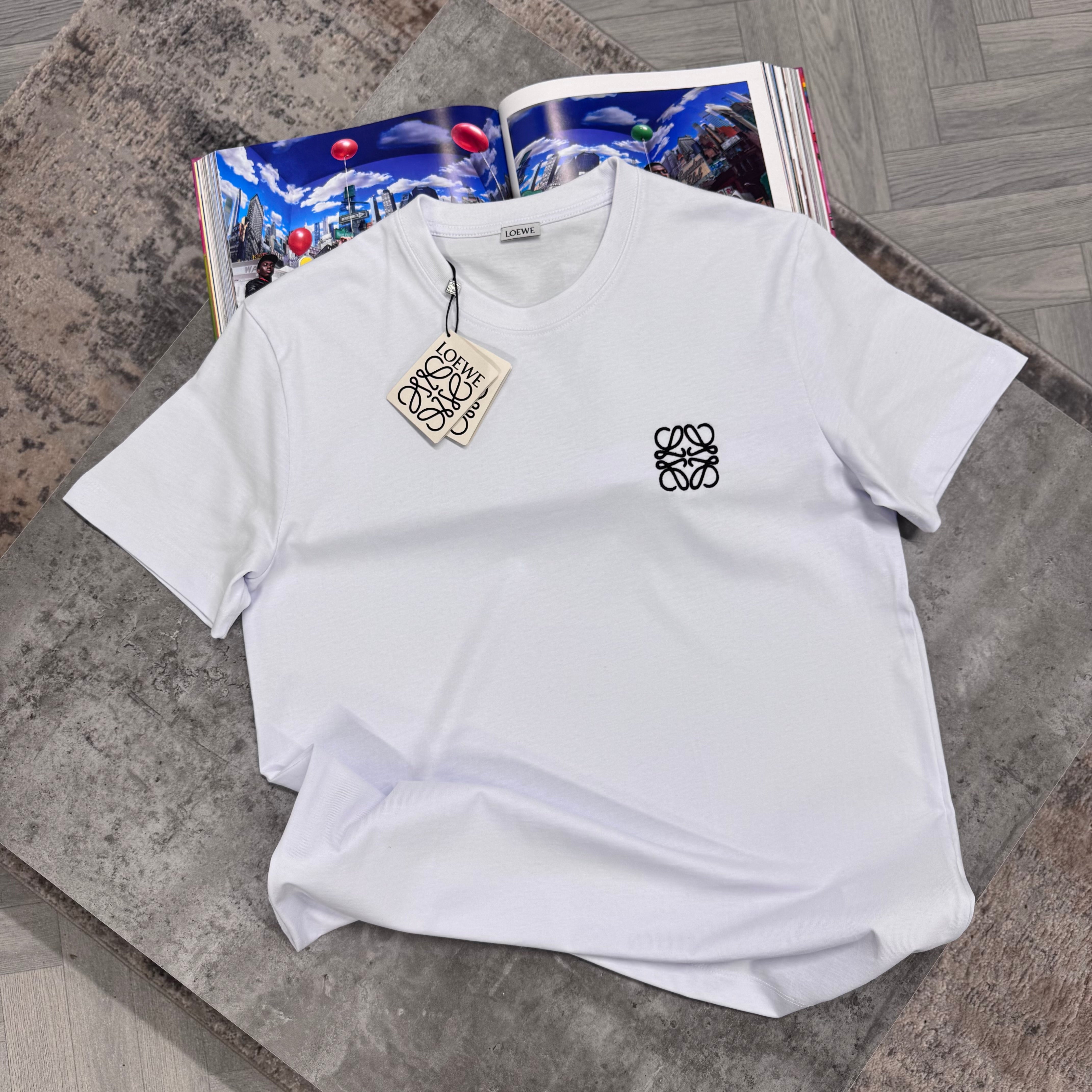 LWE SMALL LOGO T SHIRT - WHITE