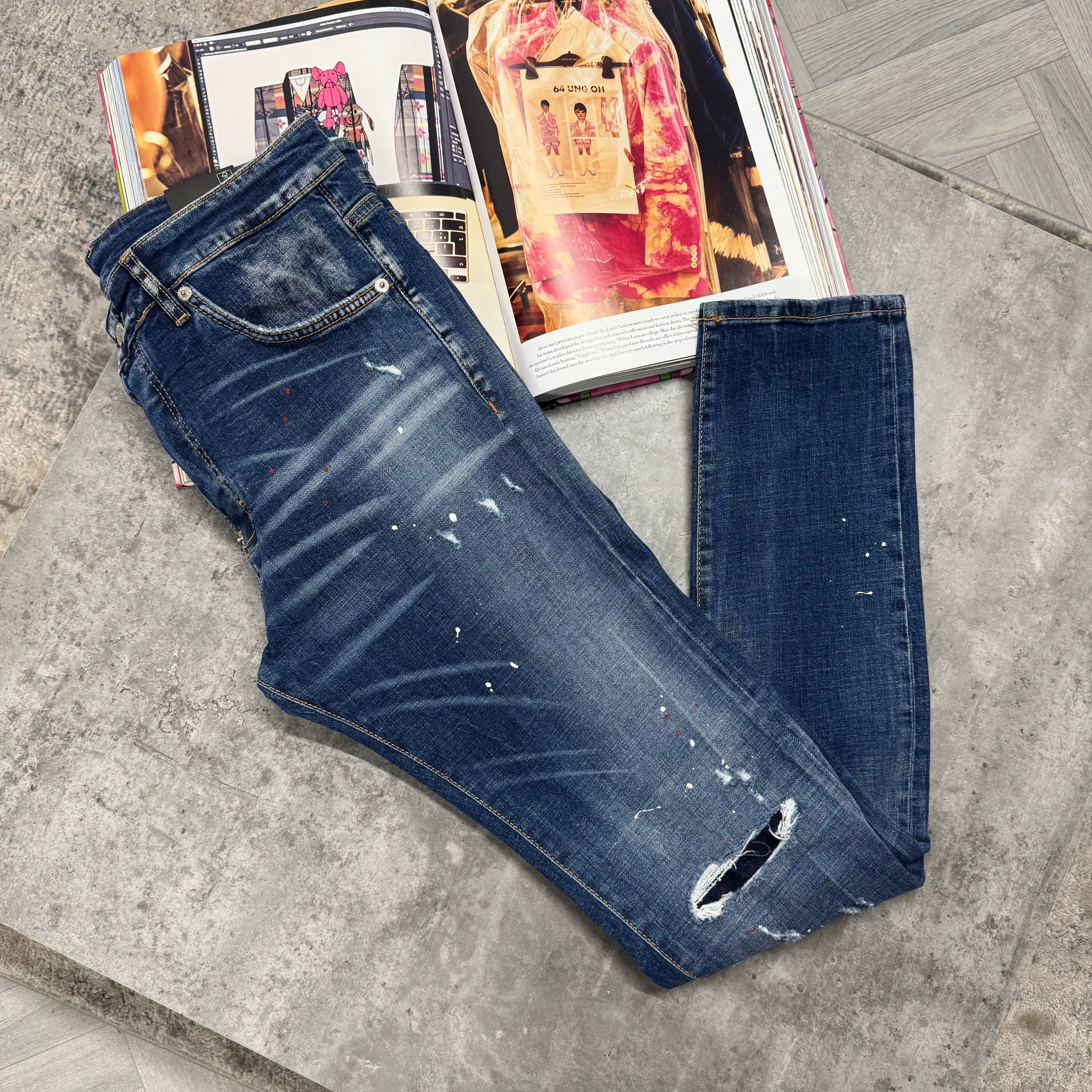 DSQ JEANS - BLUE