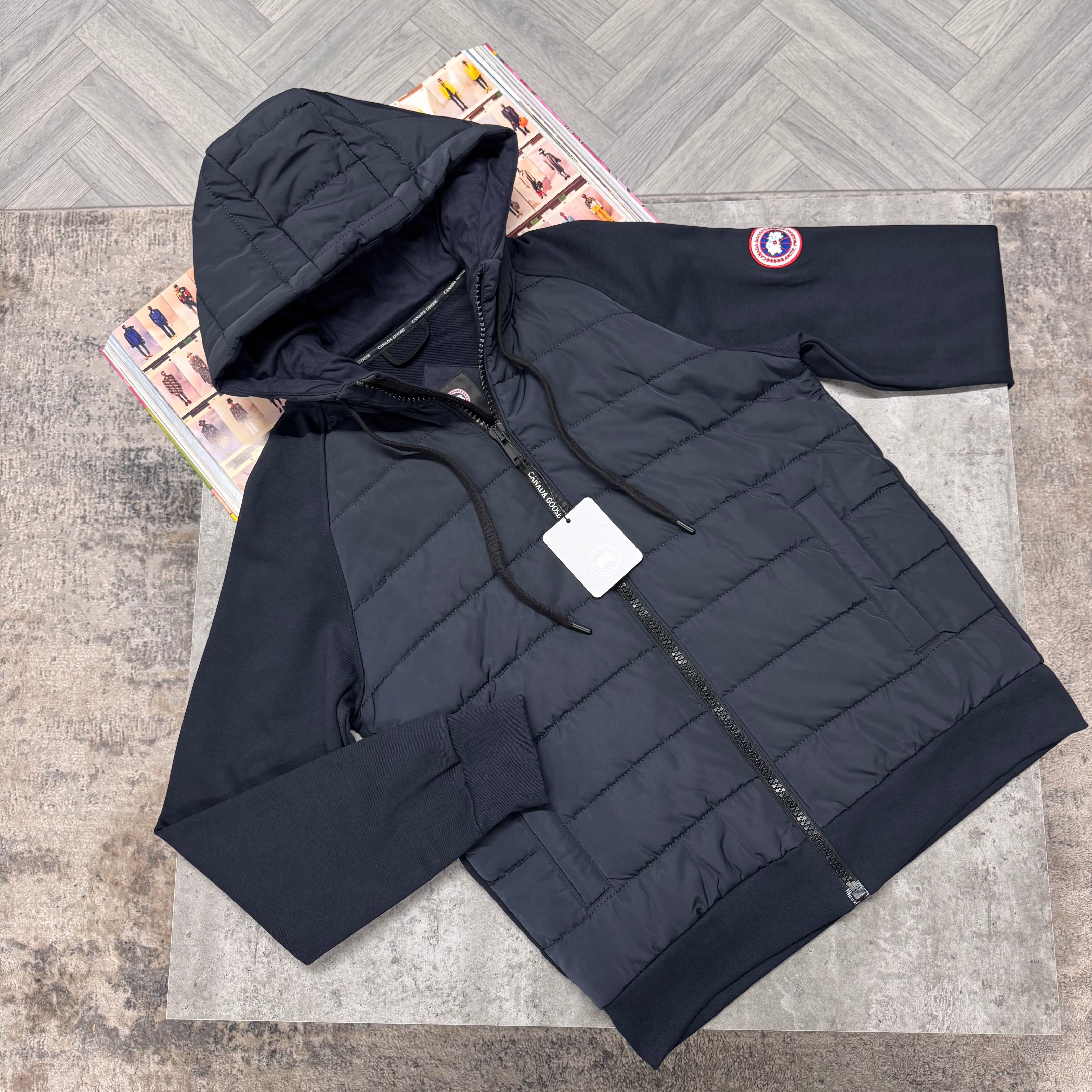 CG HYBRIDGE HURON HOODED ZIP JACKET - NAVY