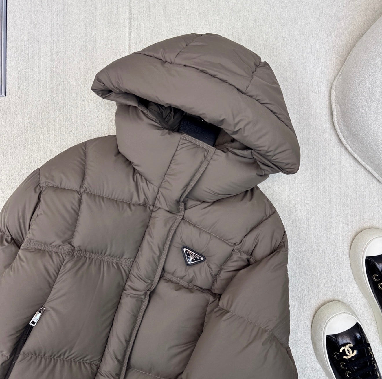 (PRE ORDER) PDA PUFFER COAT - BROWN