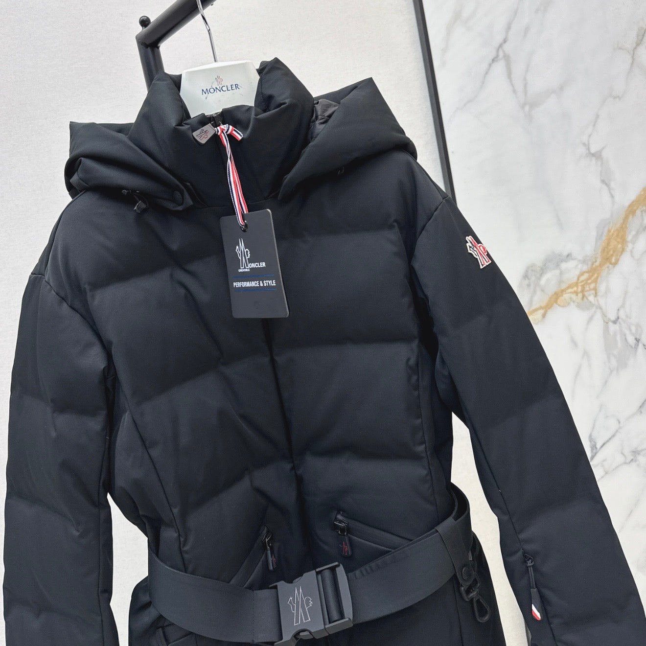 (PRE ORDER) MNCLR GRENOBLE COAT - BLACK