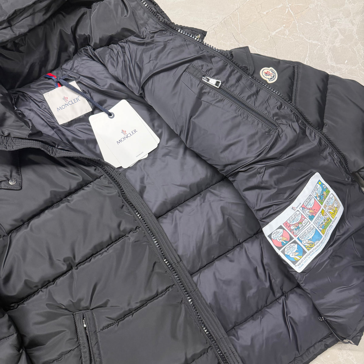 MNCLR MATTE MAYA COAT - BLACK