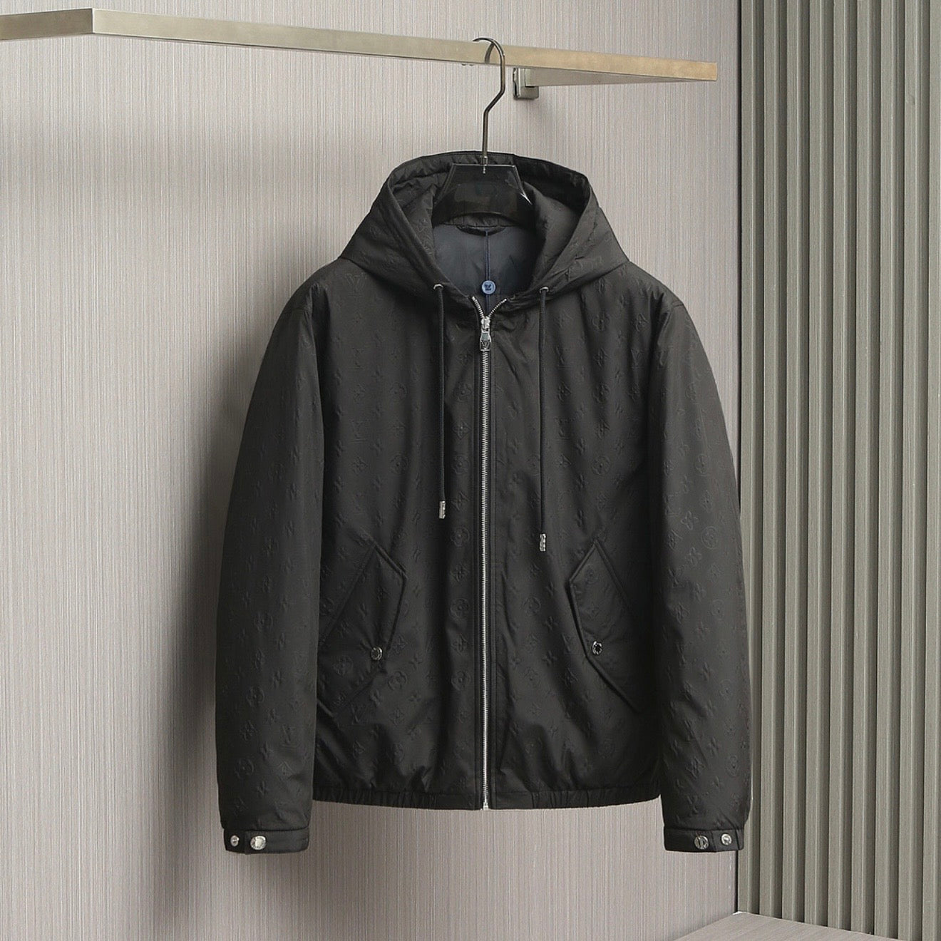 (PRE ORDER) LVE MONOGRAM COAT - BLACK