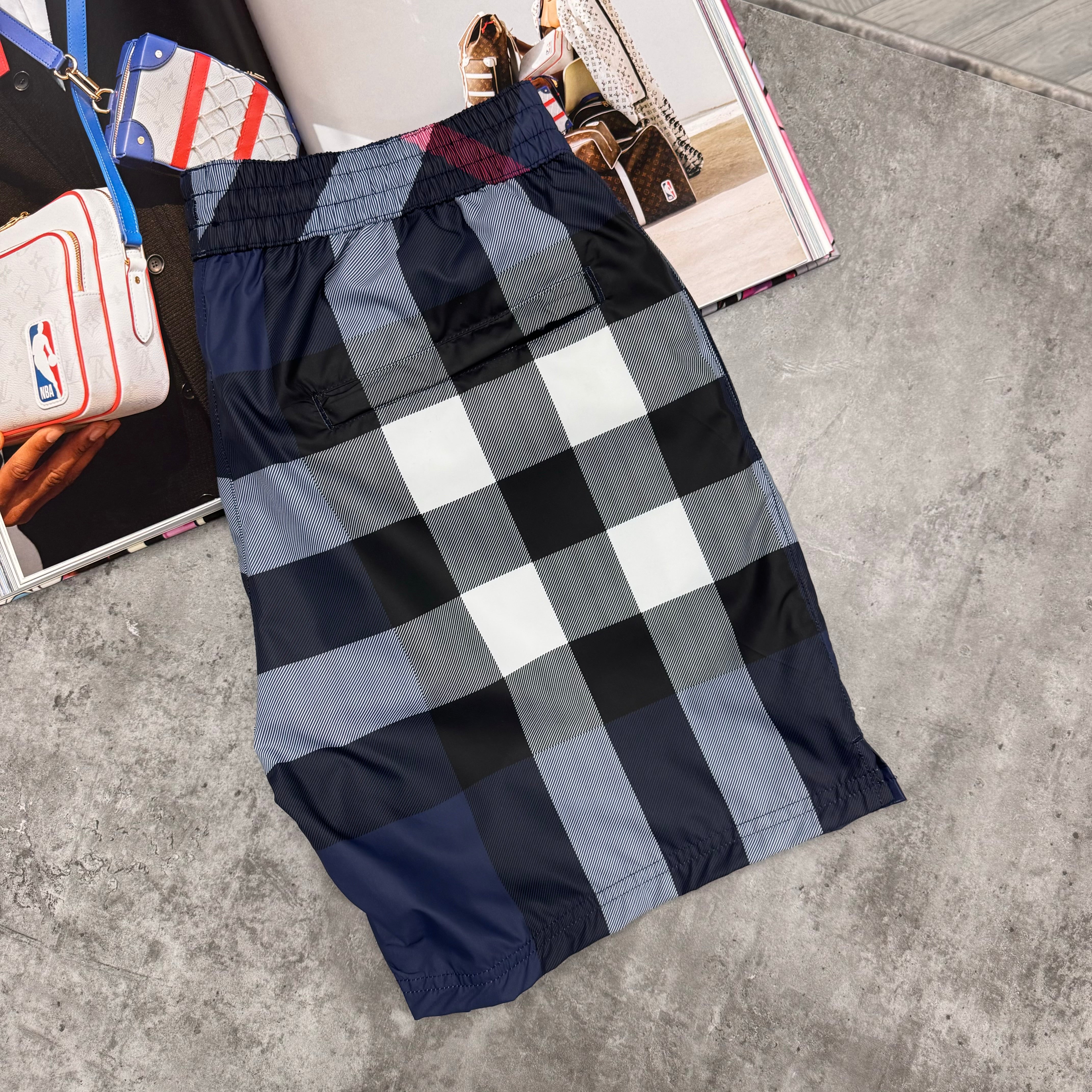 BURB SWIM SHORTS - NAVY