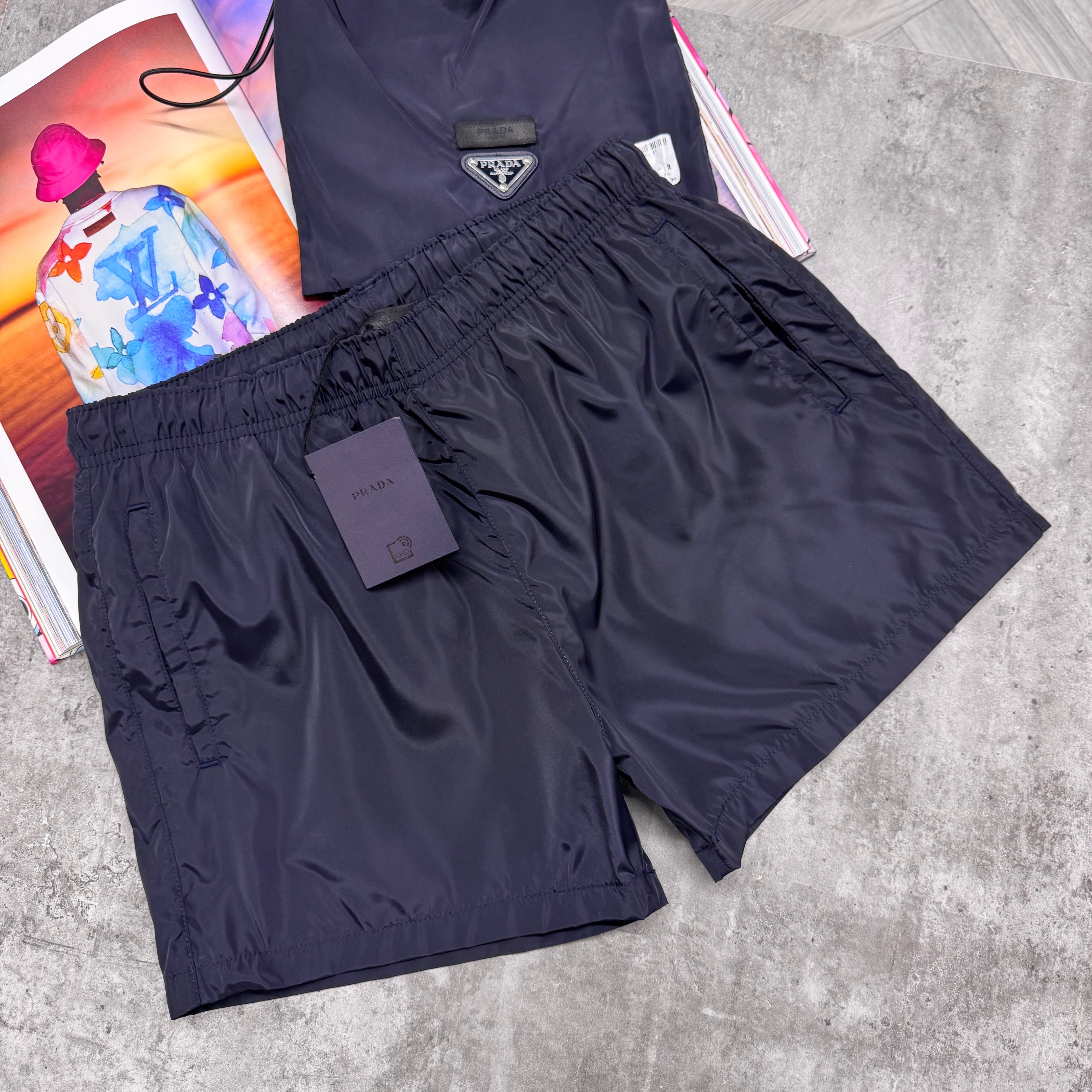 PDA SWIM SHORTS - NAVY