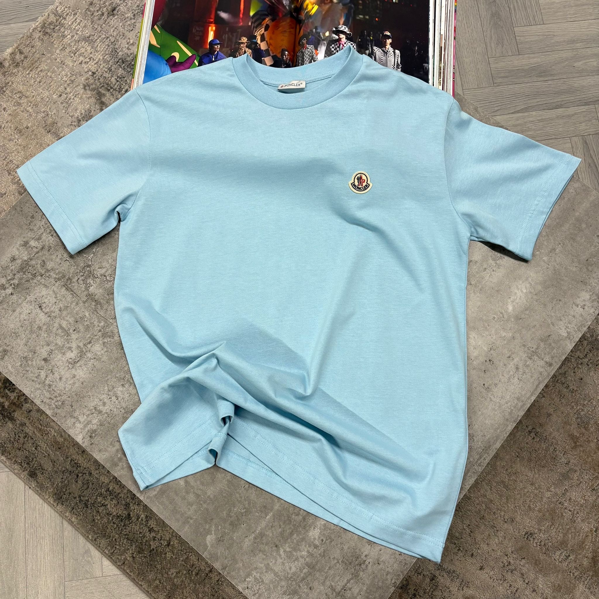 MNCLR LOGO T SHIRT - BLUE