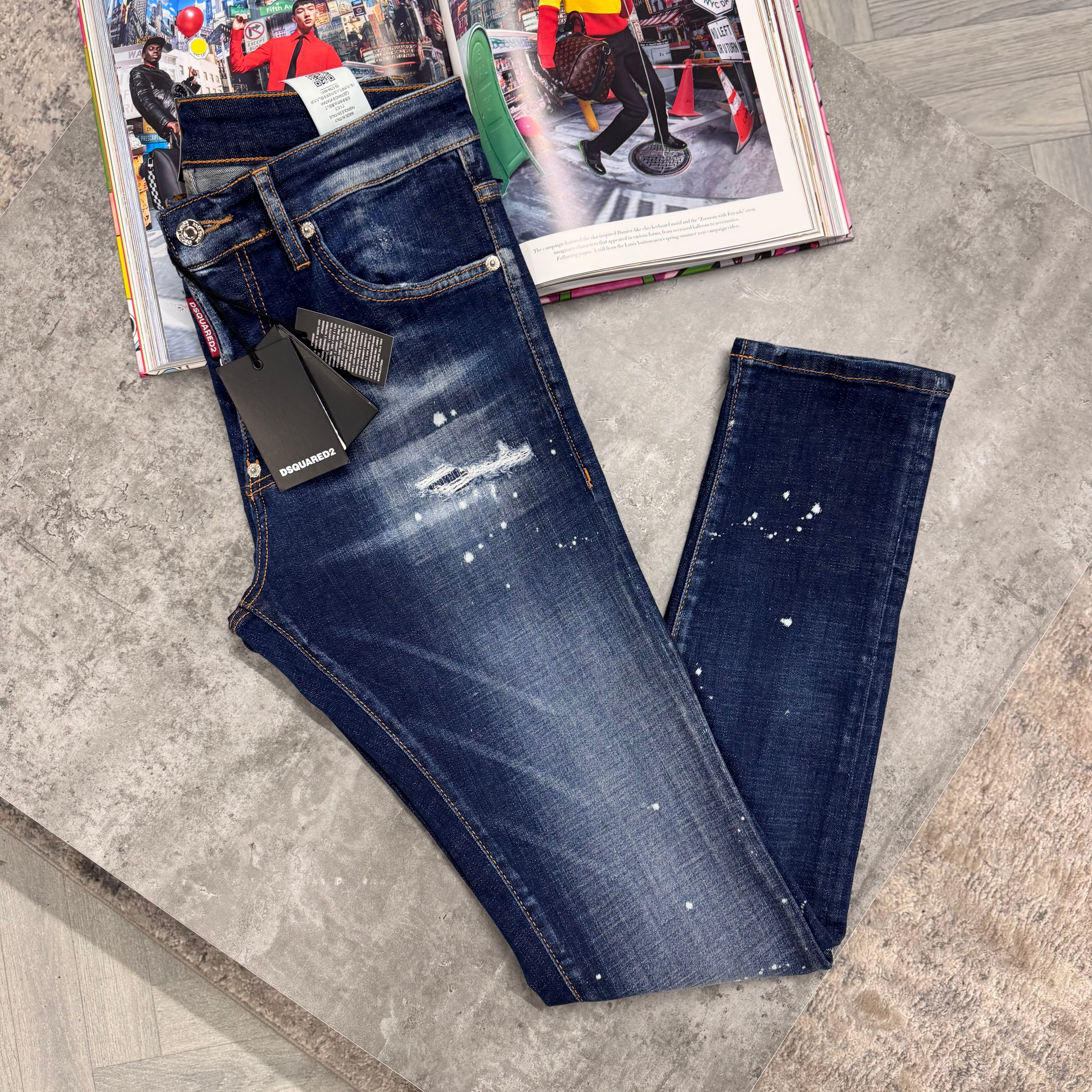 DSQ JEANS - BLUE