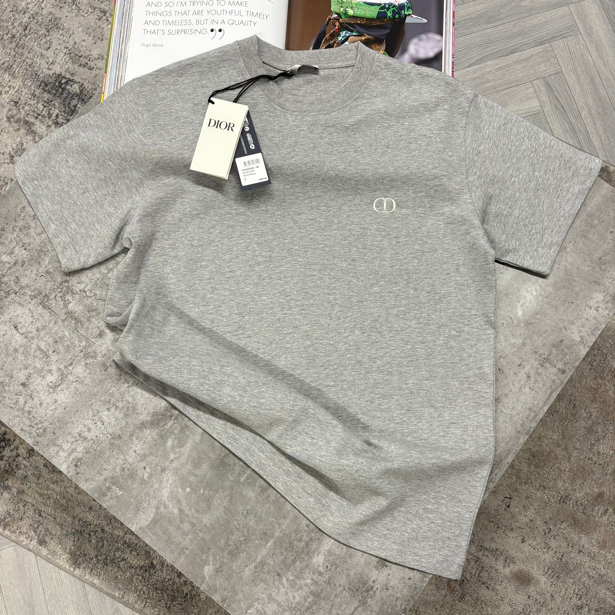CD SMALL ICON T SHIRT - GREY