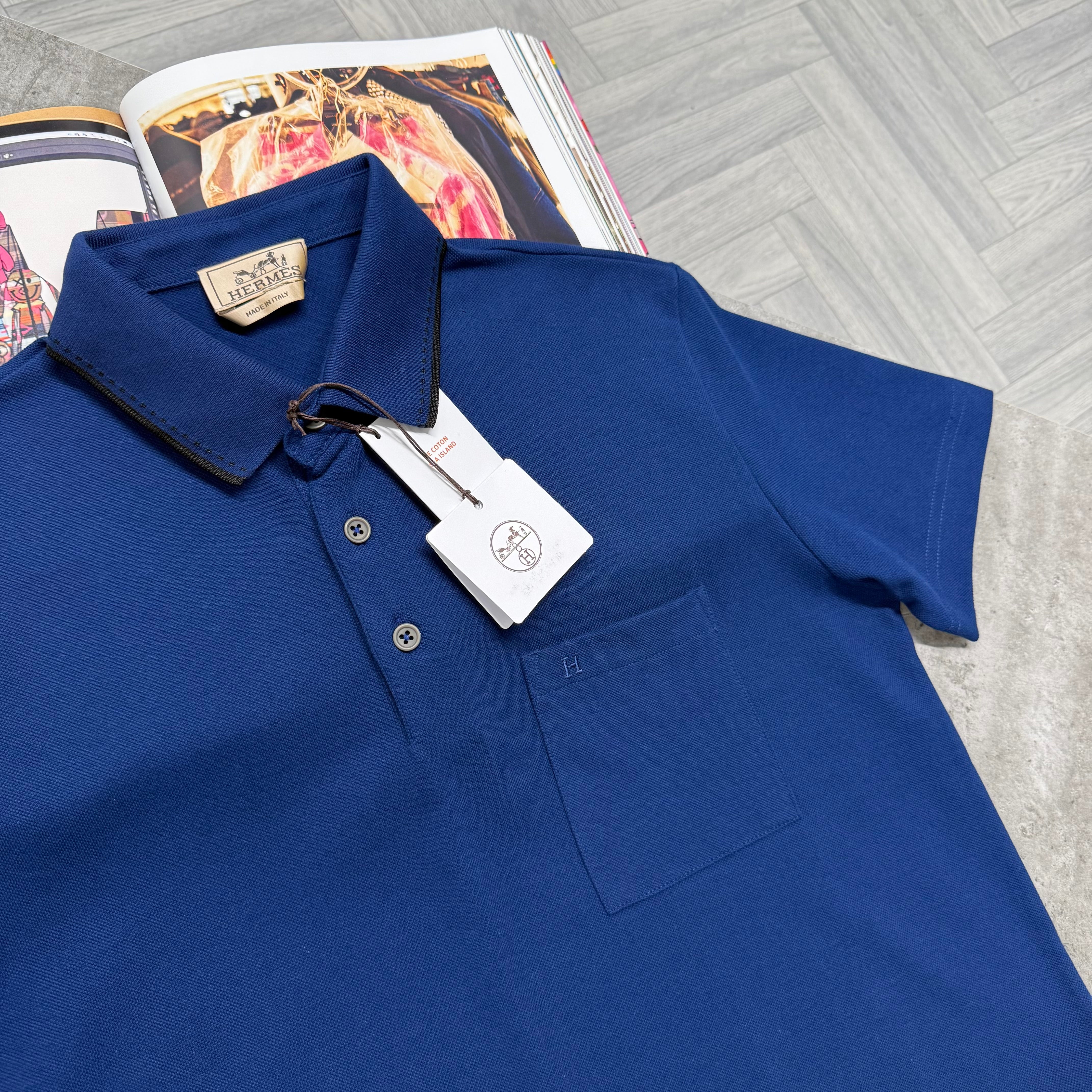 H POLO - INDIGO