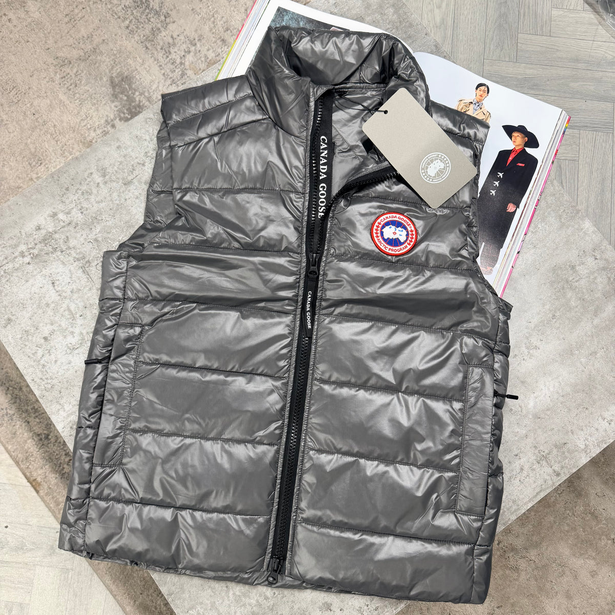 CG CROFTON GILET - ANTHRACITE