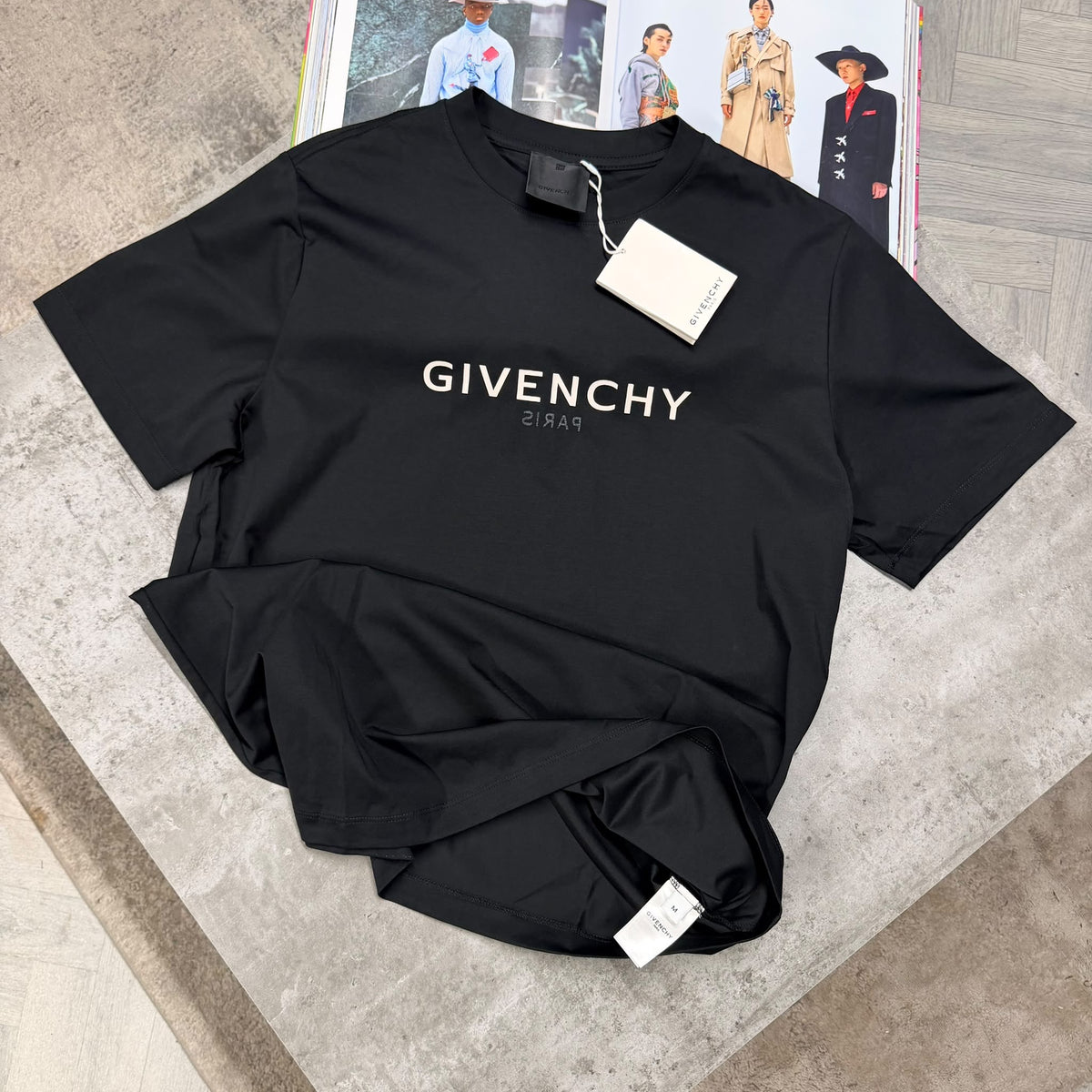 GVY PARIS T SHIRT - BLACK