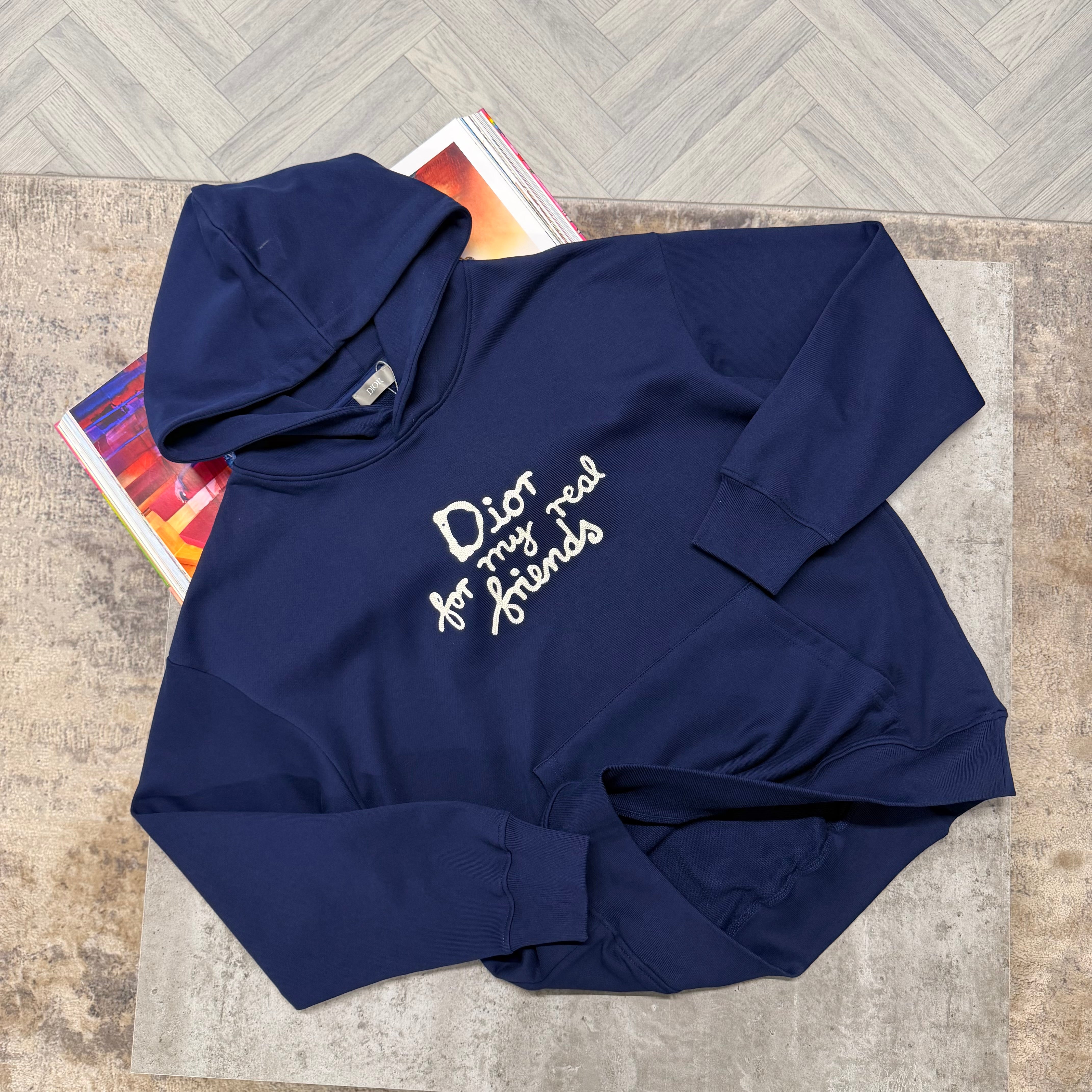 CD FRIENDS HOODIE - NAVY