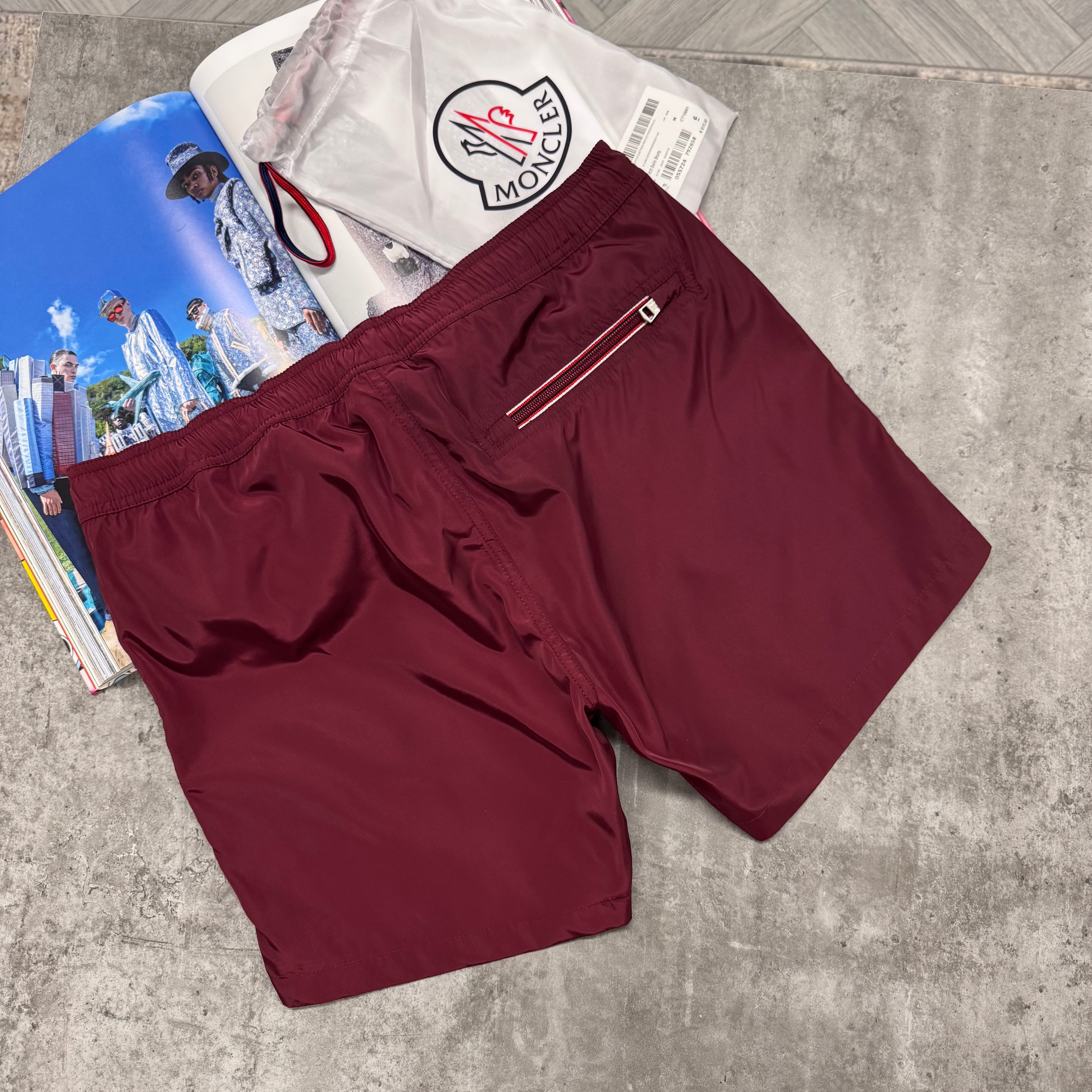 MNCLR BAGGED SWIMS - DEEP RED