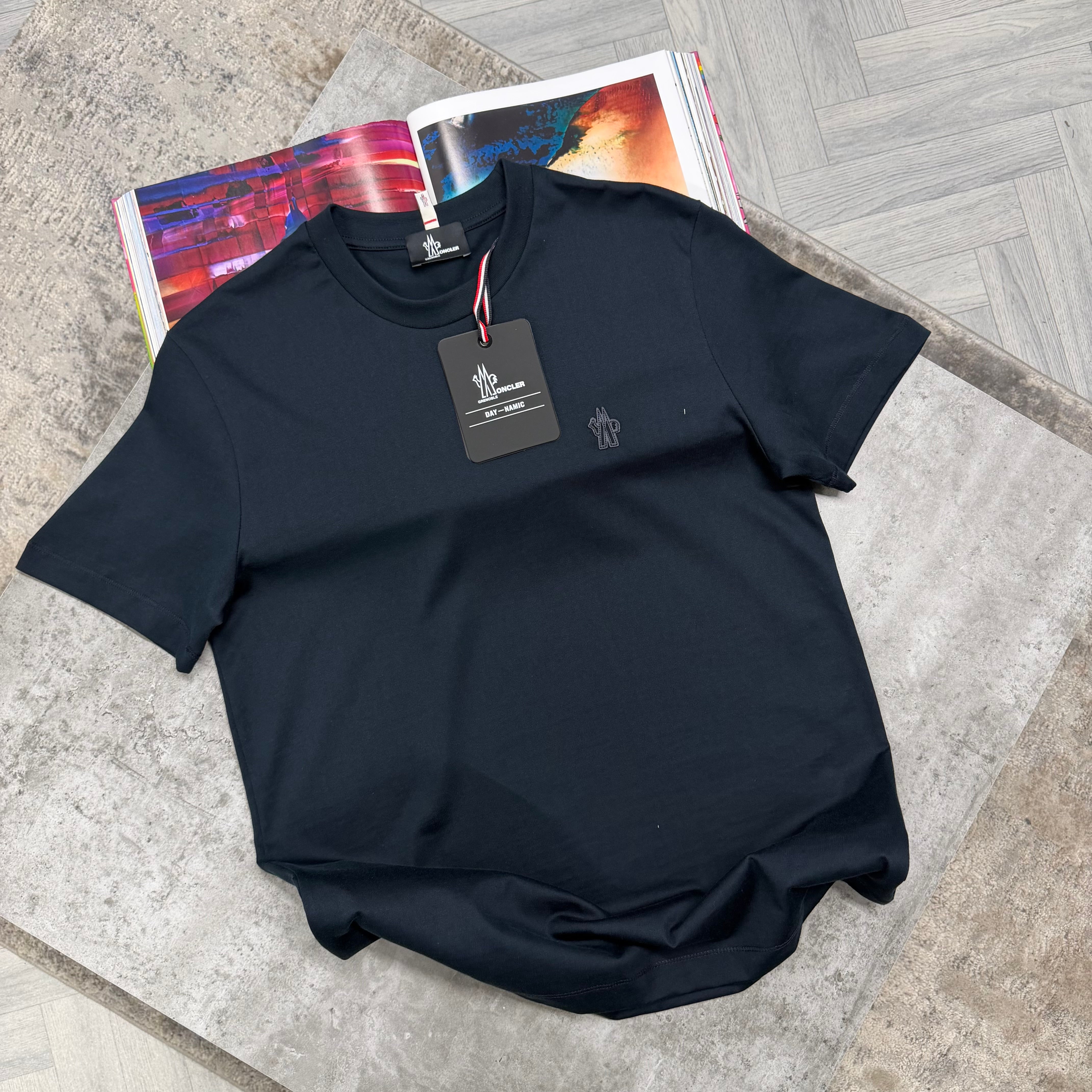 MNCLR GRENOBLE BADGE T SHIRT - NAVY