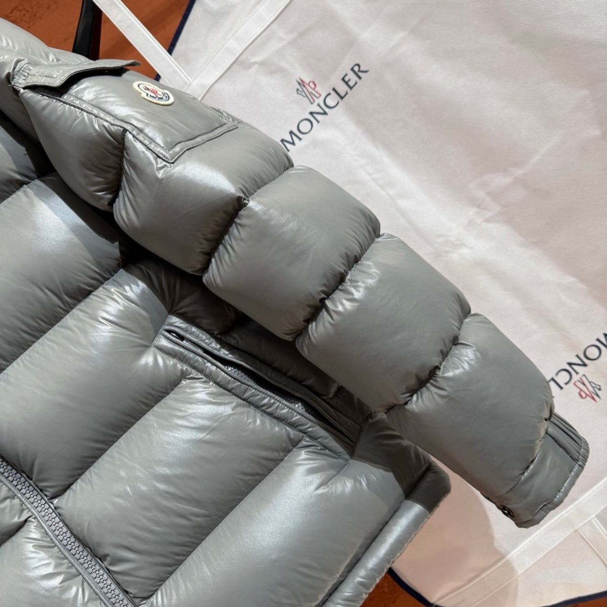 (PRE ORDER) MNCLR MAYA COAT - GREY