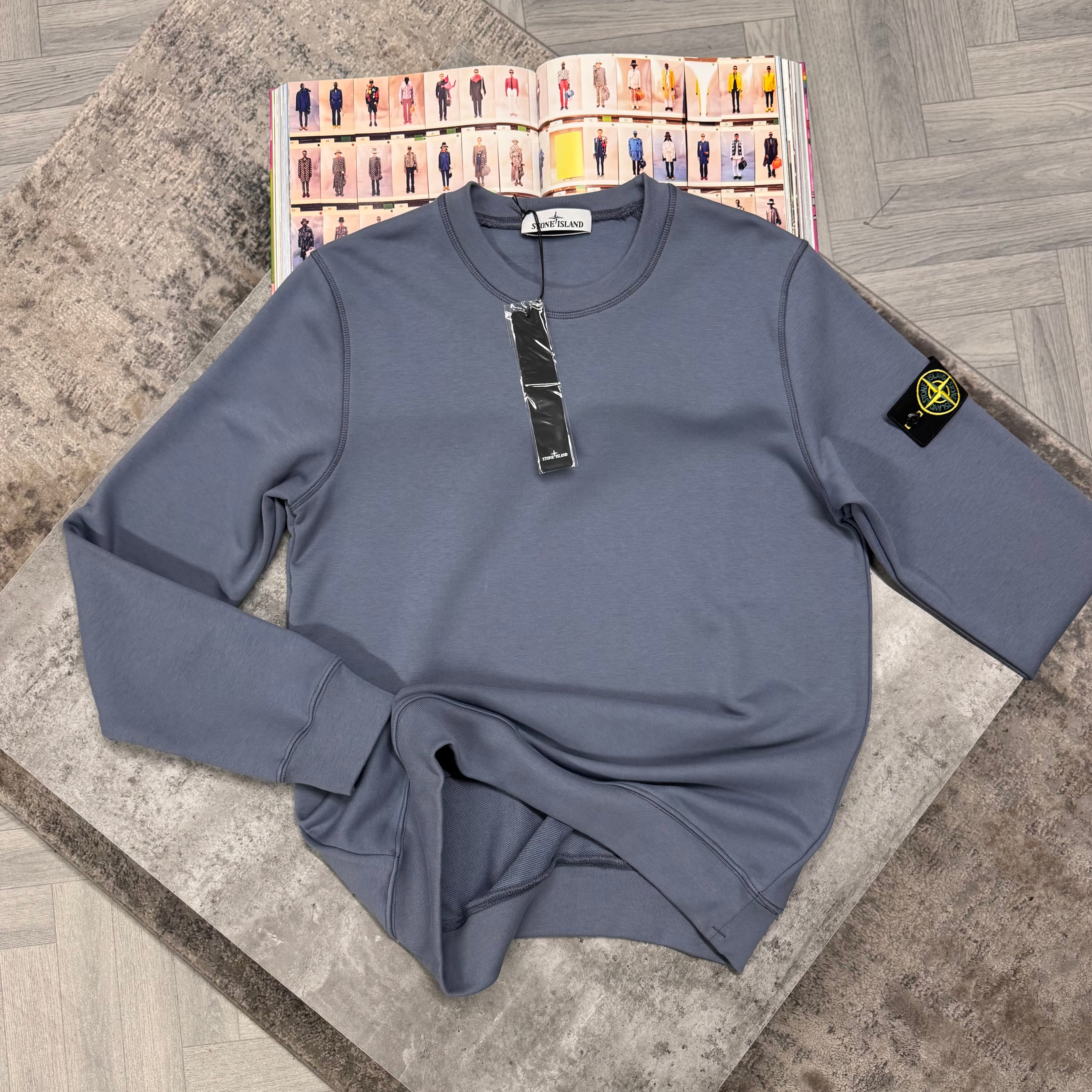 SI CREWNECK JUMPER - PALE BLUE