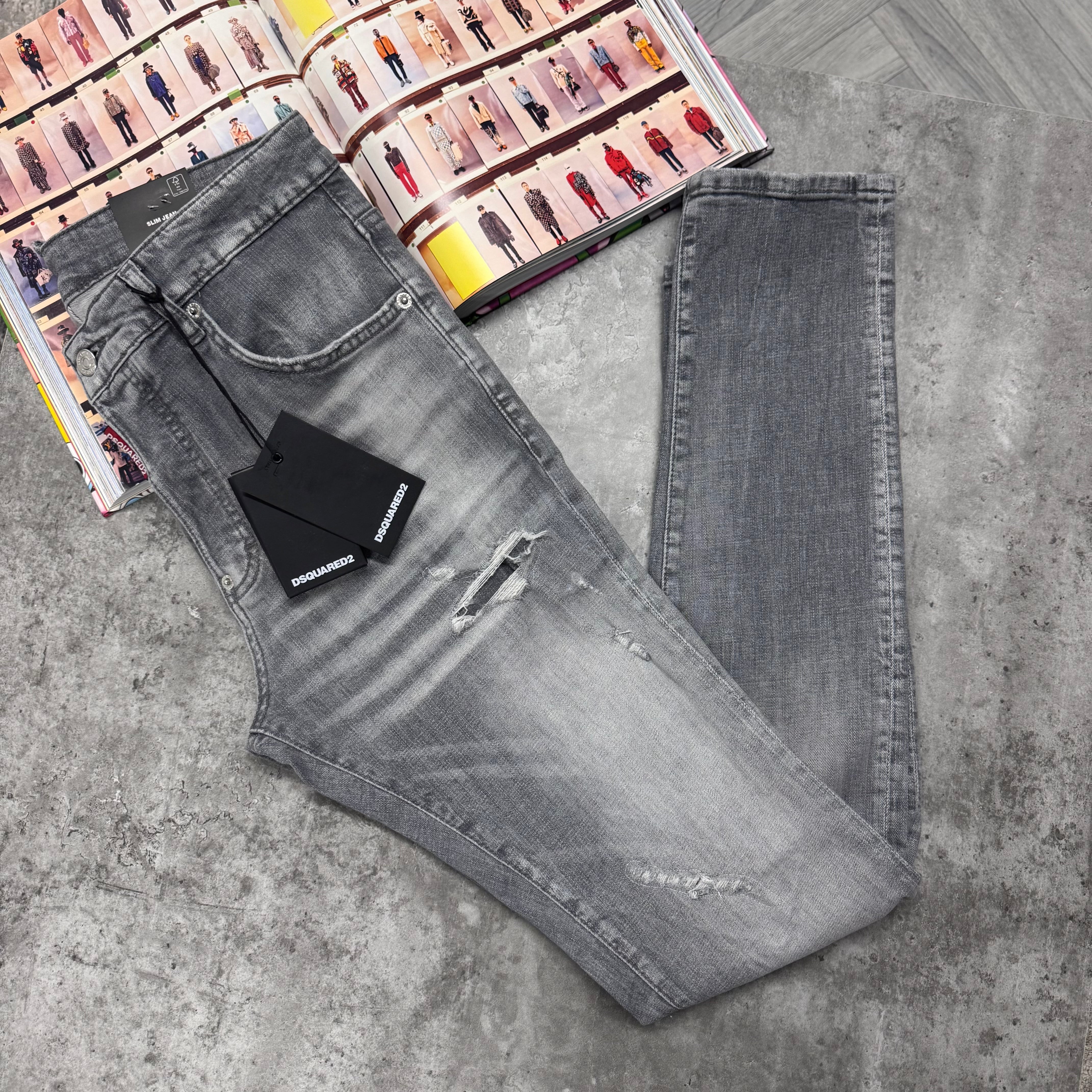 DSQ JEANS - GREY