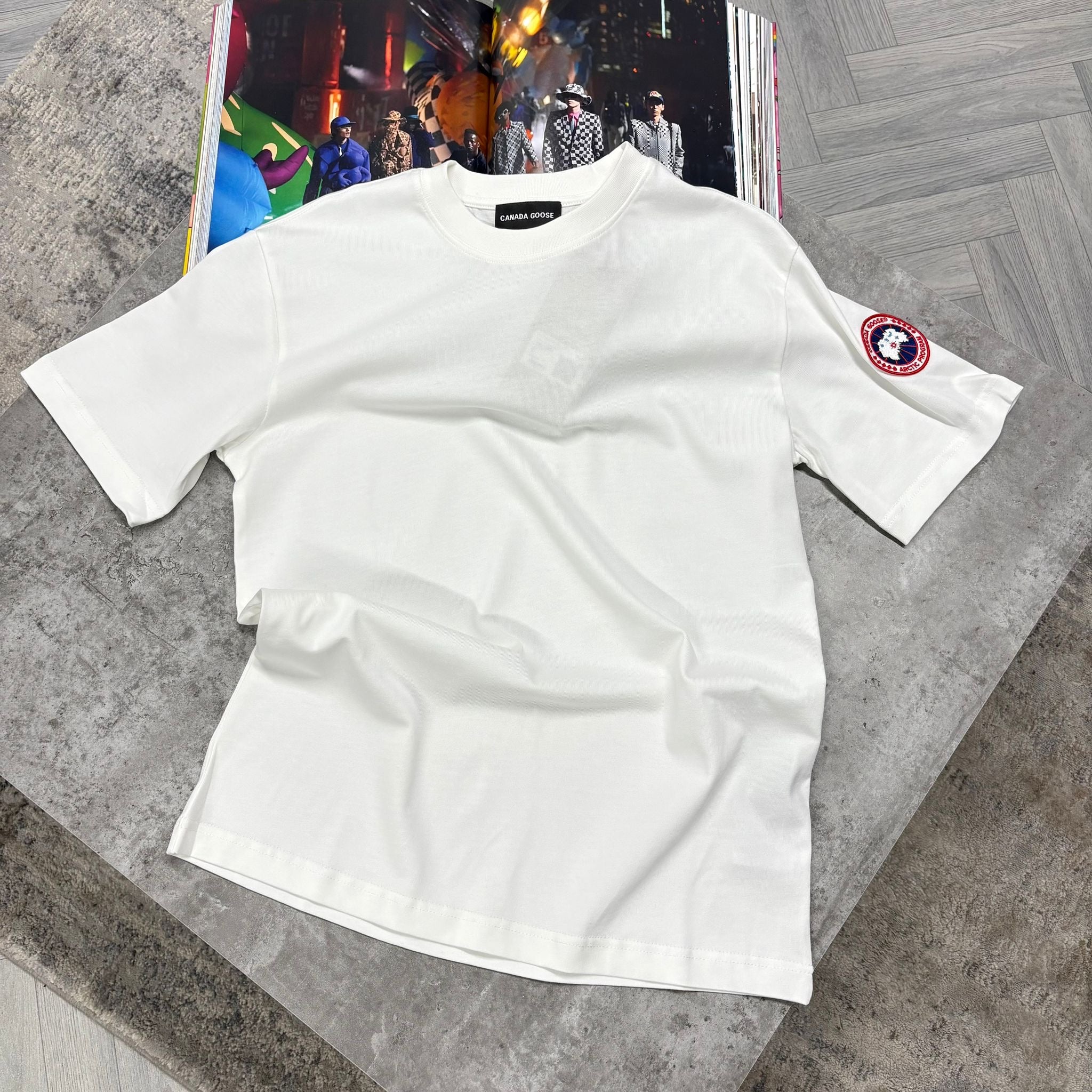 CG LOGO T SHIRT - WHITE