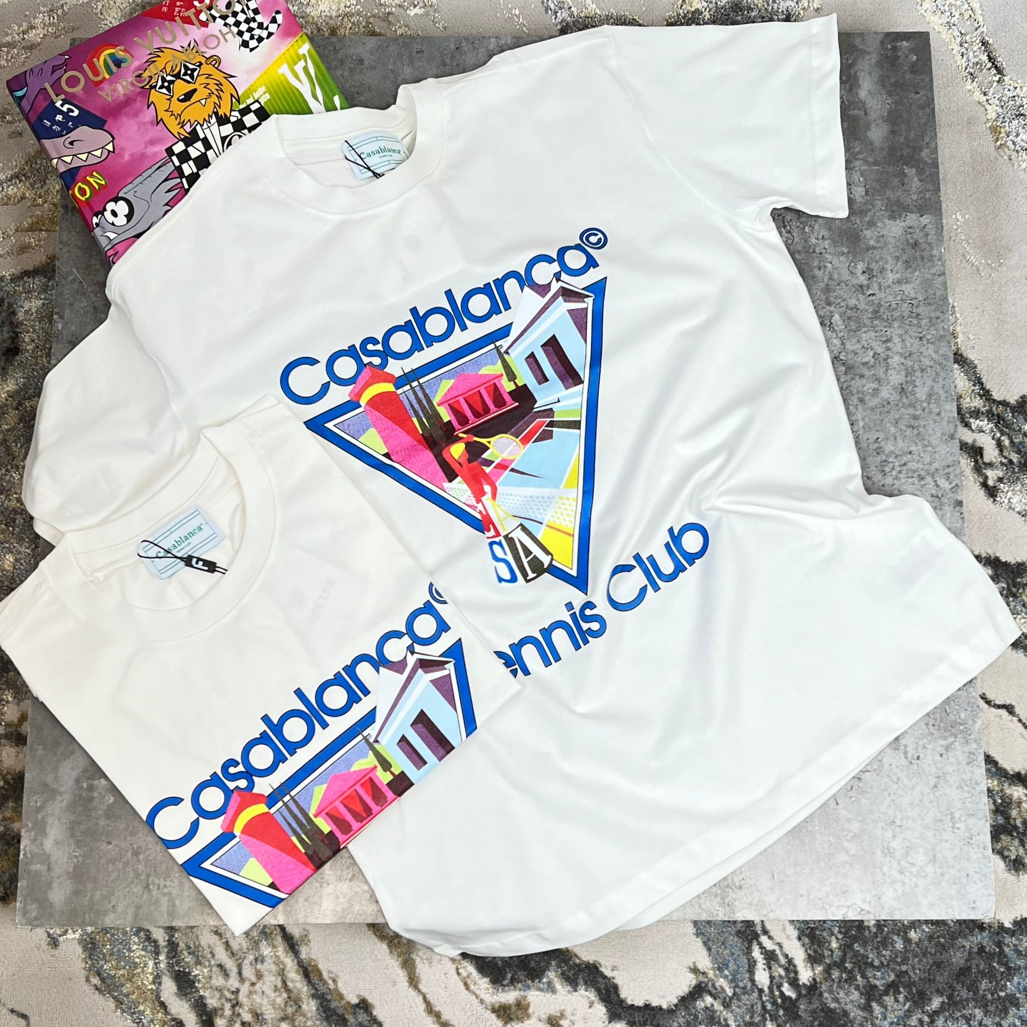 CASA TENNIS CLUB T SHIRT - WHITE