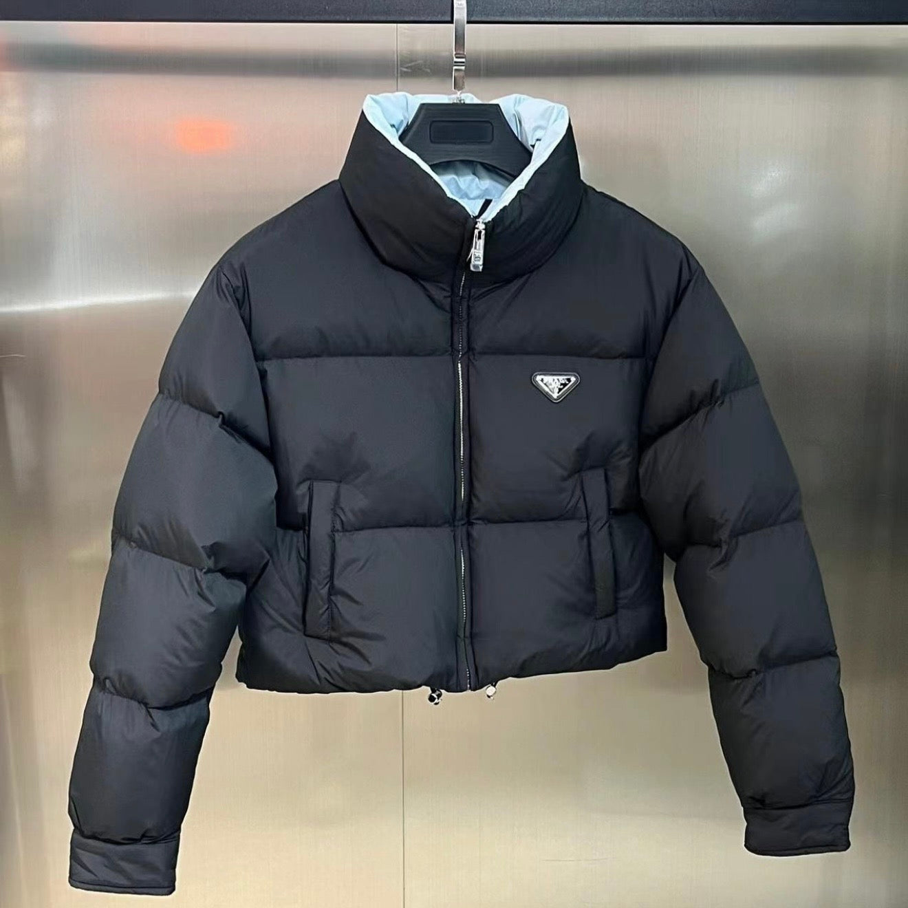 (PRE ORDER) PDA PUFFER COAT - BLACK