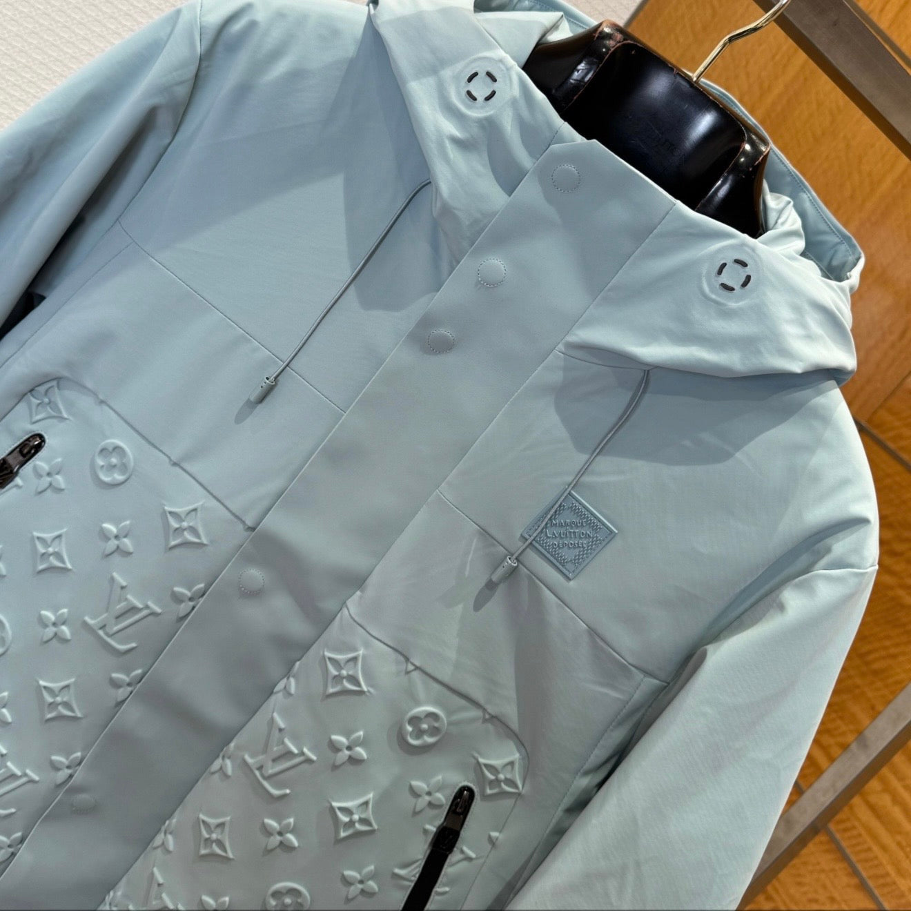 (PRE ORDER) LVE MONOGRAM COAT - SKY BLUE