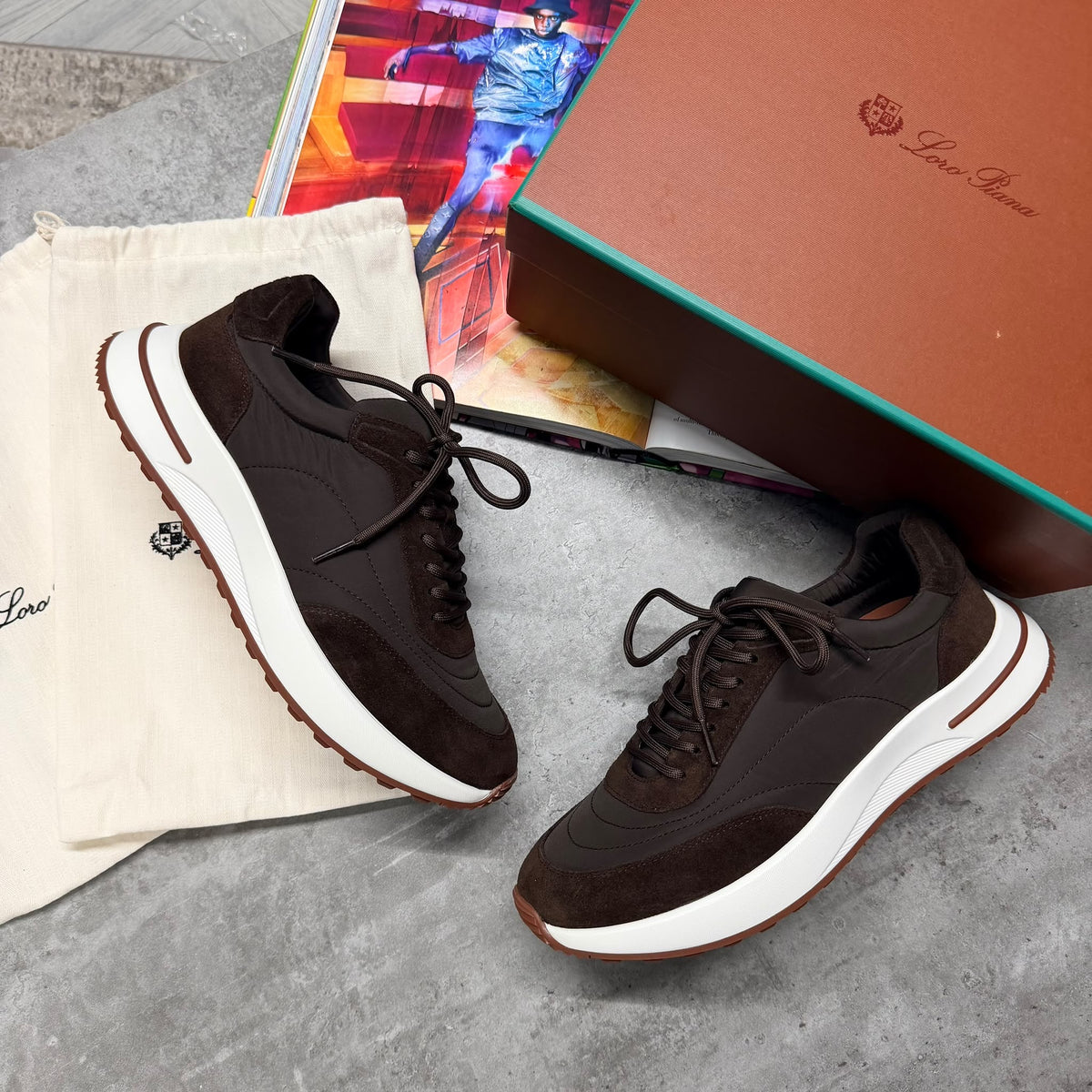 (PRE ORDER) LORO TRAINER - BROWN