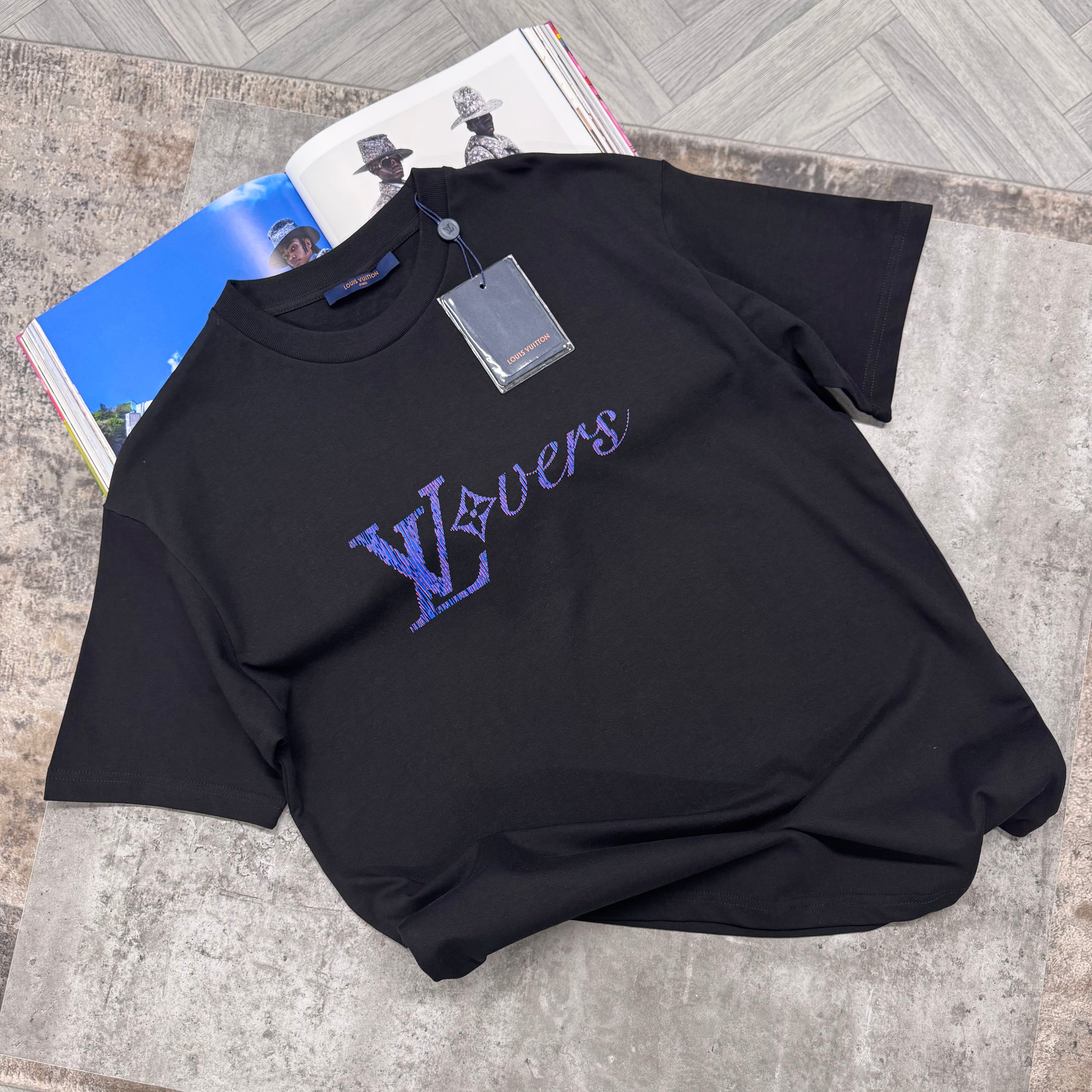 LVE LOVERS T SHIRT - BLACK