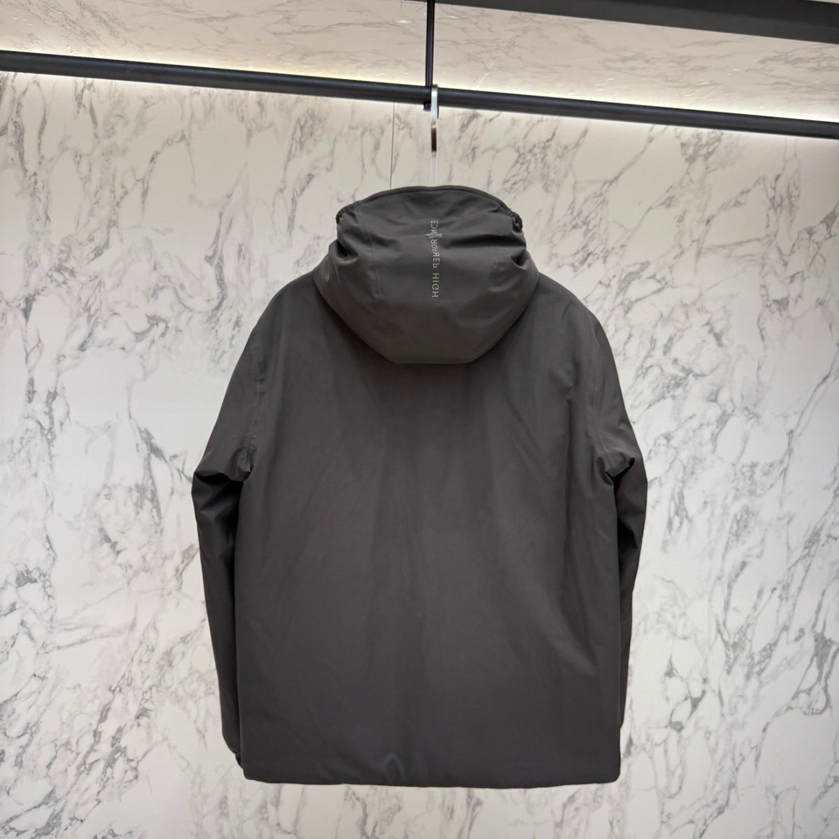 (PRE ORDER) MNCLR HOODED LIGHTWEIGHT GRENOBLE COAT - BLACK