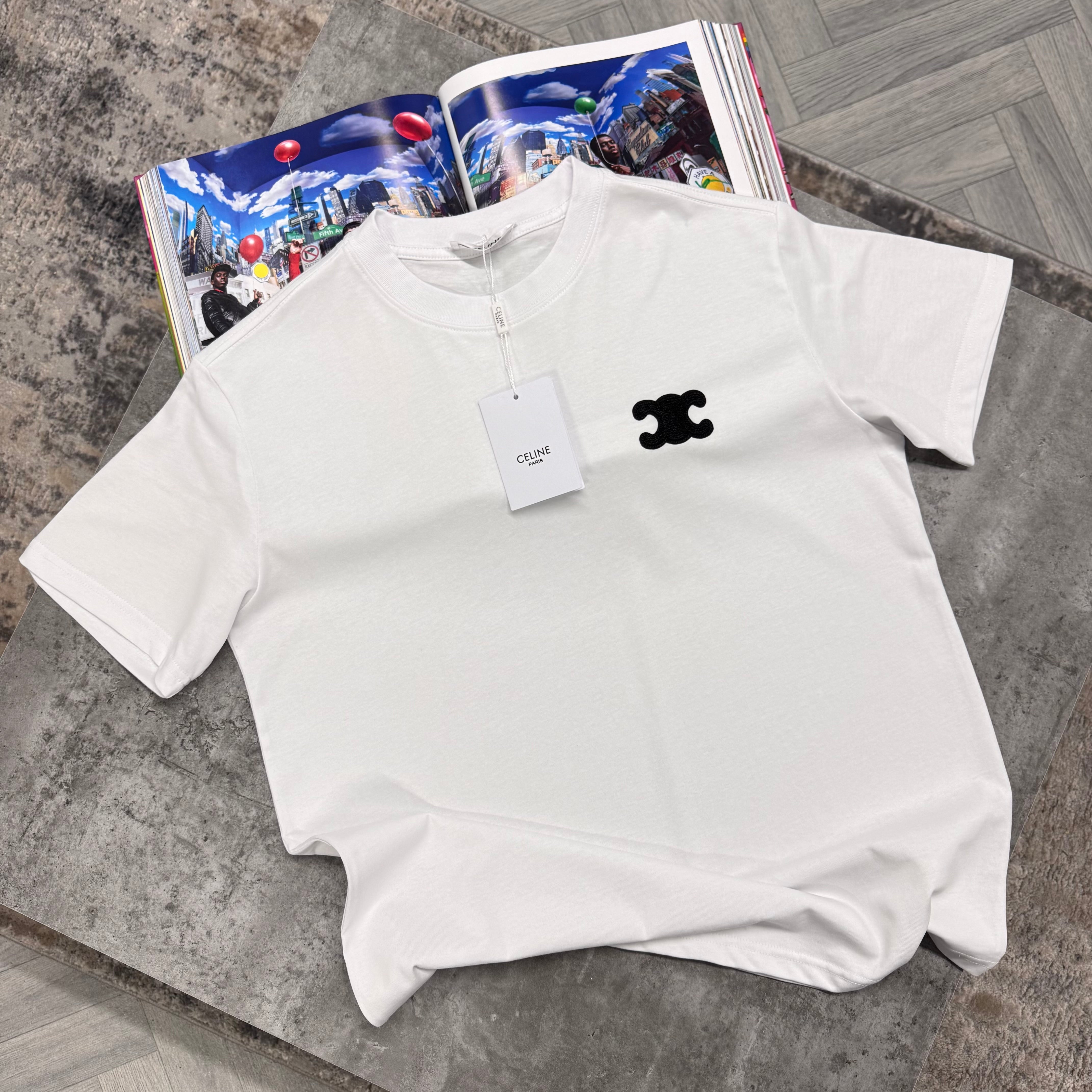 CLNE LOGO T SHIRT - WHITE