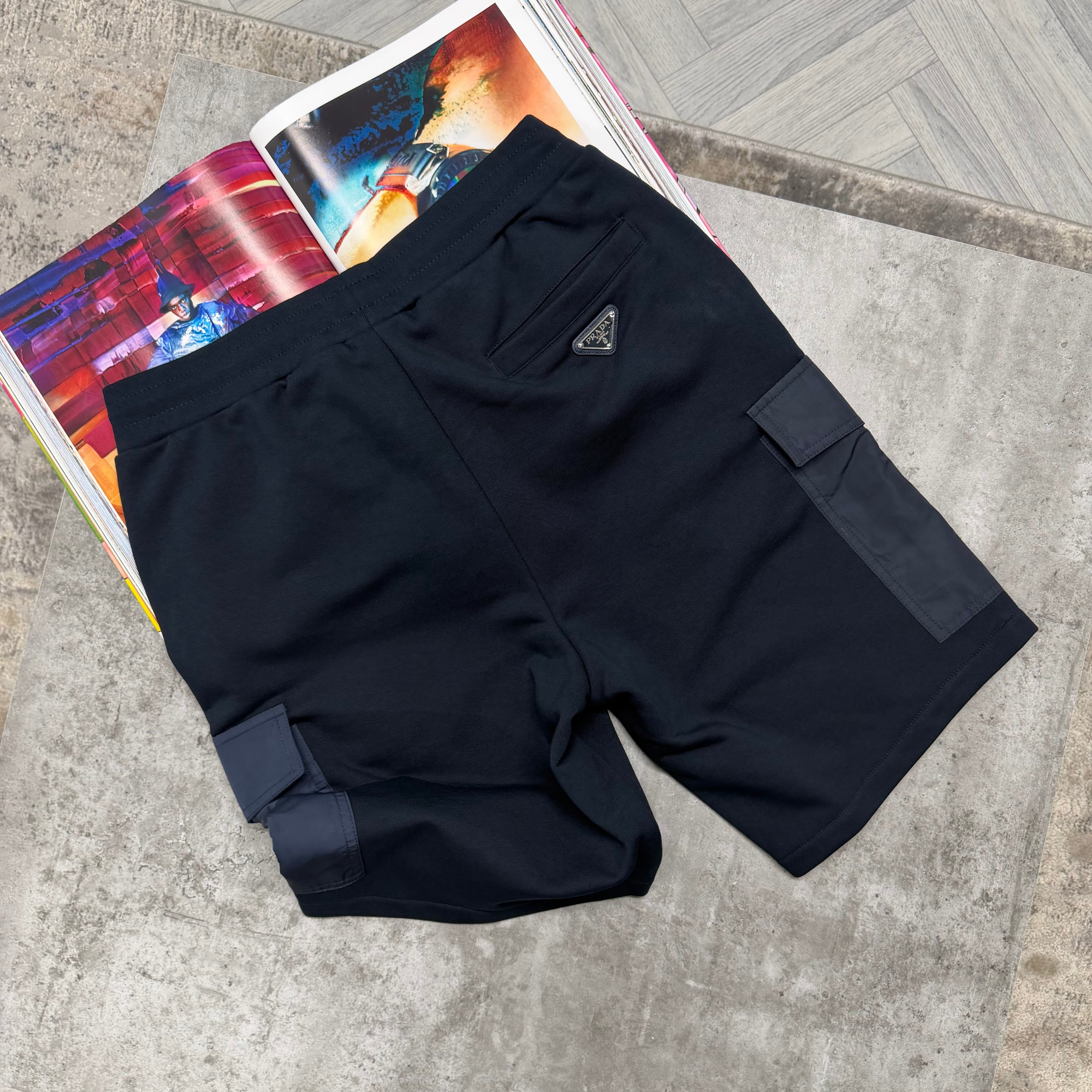PDA COTTON CARGO SHORTS - NAVY